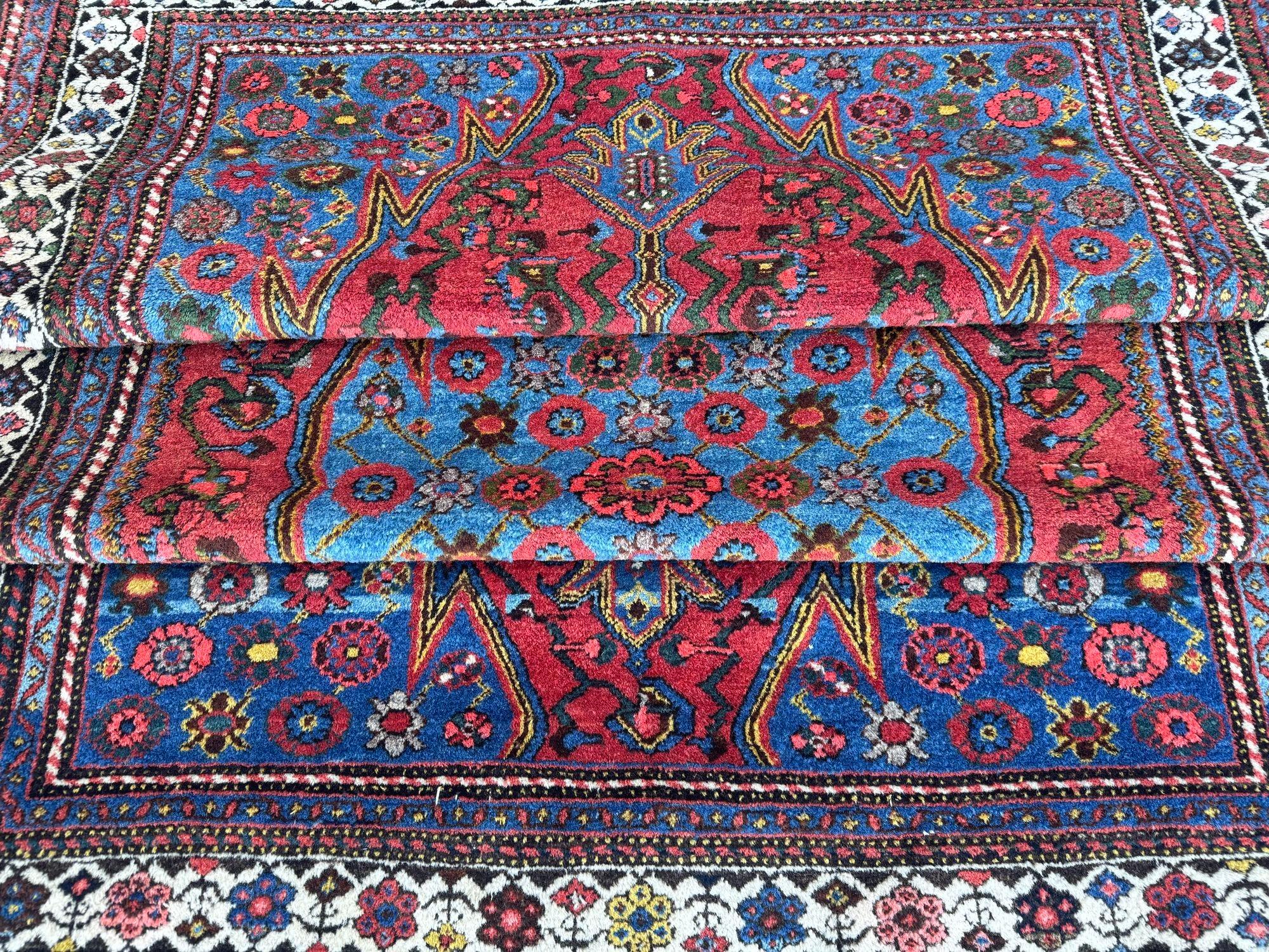 Antiker Hamadan-Teppich 1,96 m x 1,30 m im Angebot 11