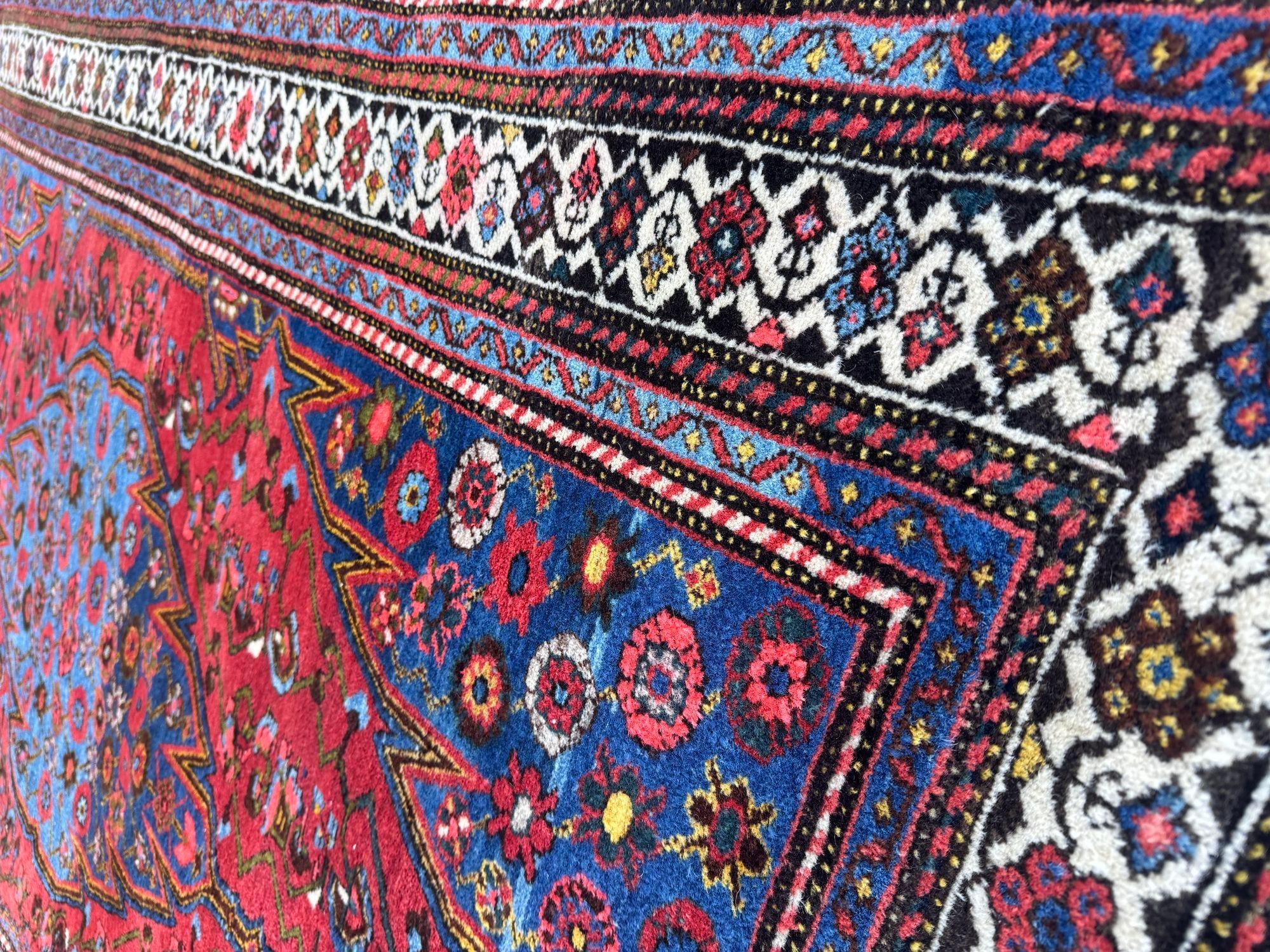 Antiker Hamadan-Teppich 1,96 m x 1,30 m im Angebot 4