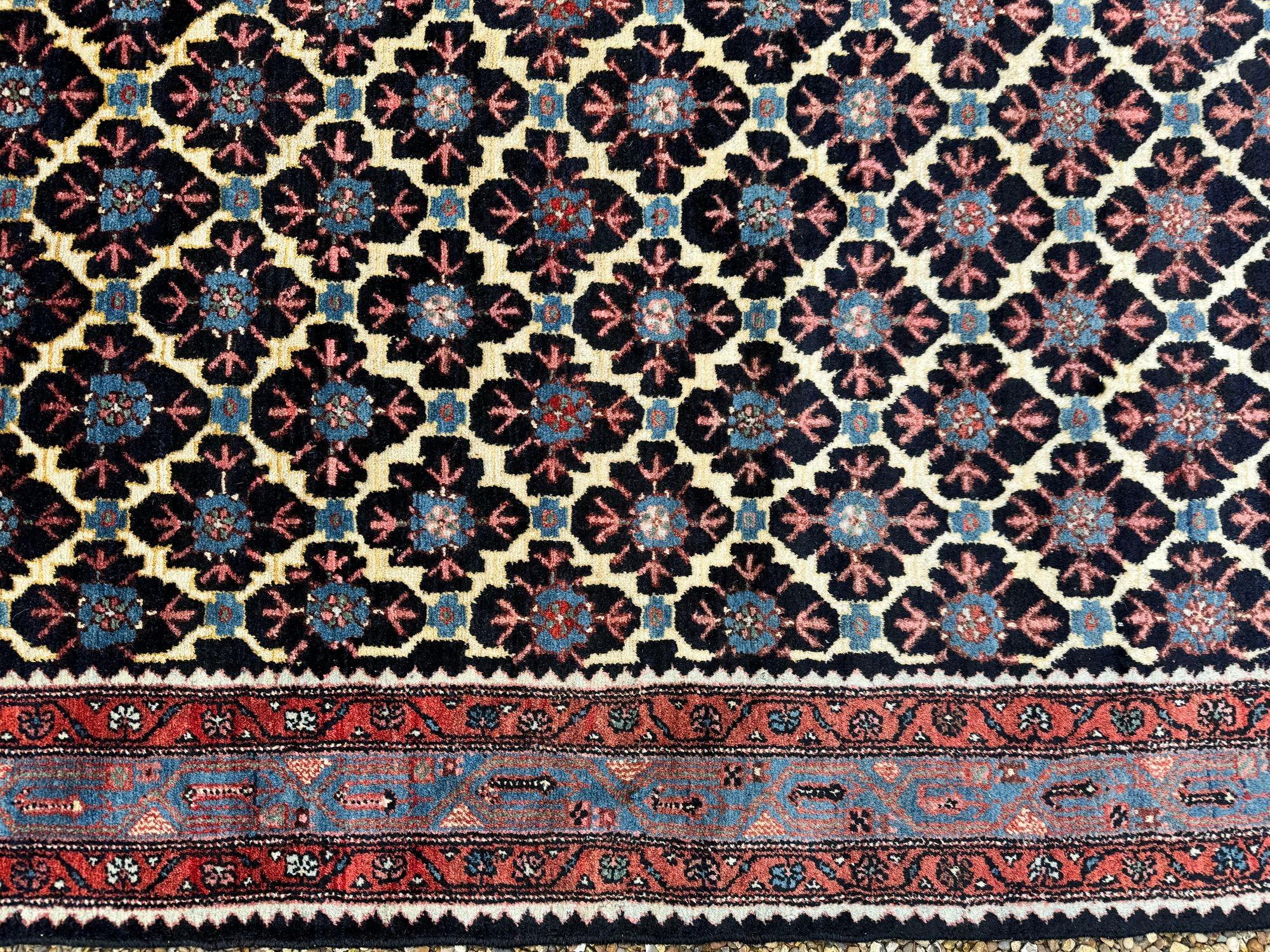 Antique Hamadan Rug 1.96m x 1.43m For Sale 8