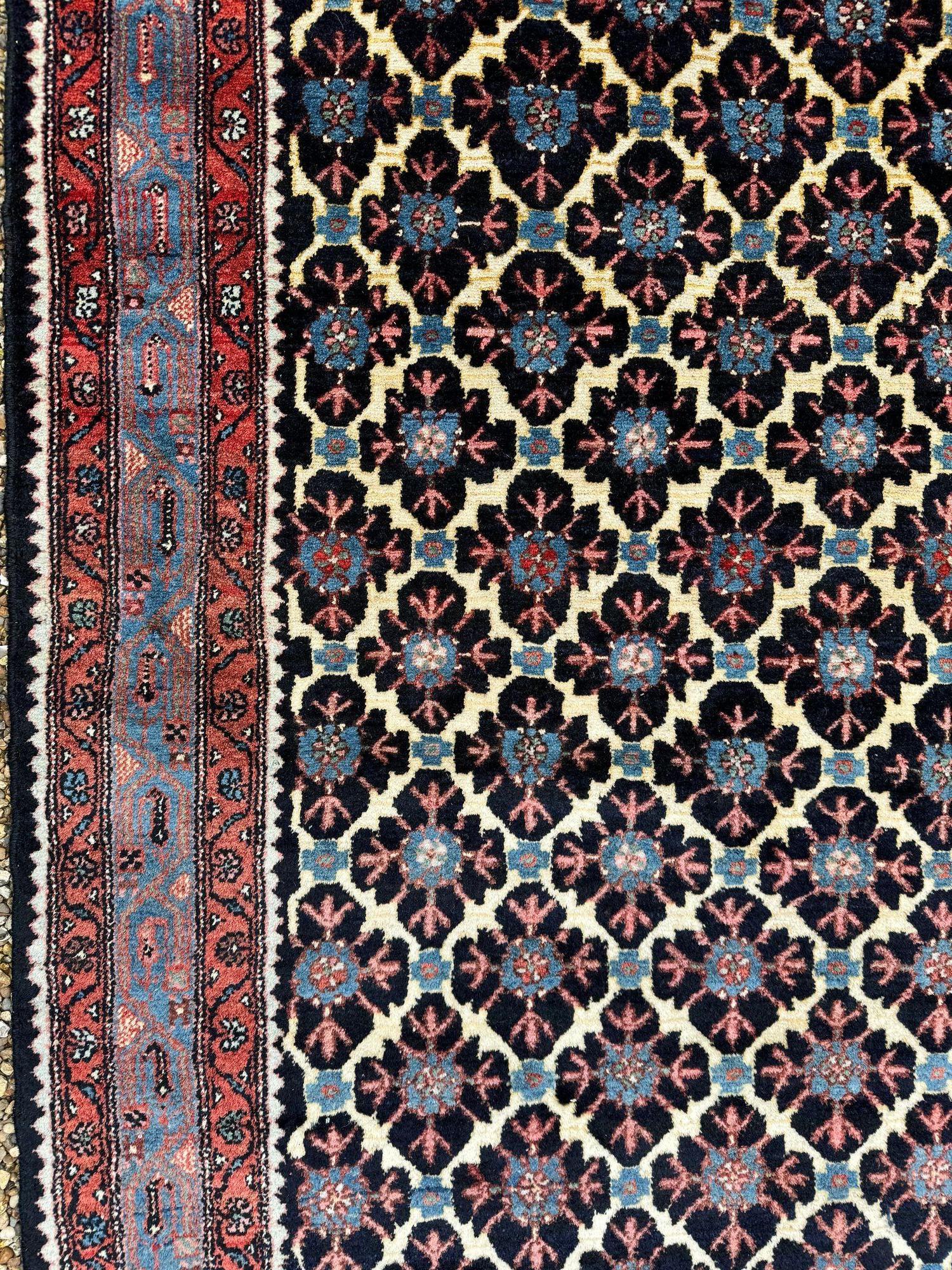 Antique Hamadan Rug 1.96m x 1.43m For Sale 9