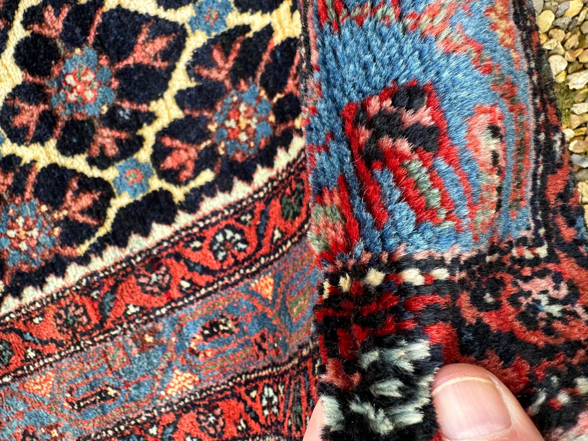 Antique Hamadan Rug 1.96m x 1.43m For Sale 11