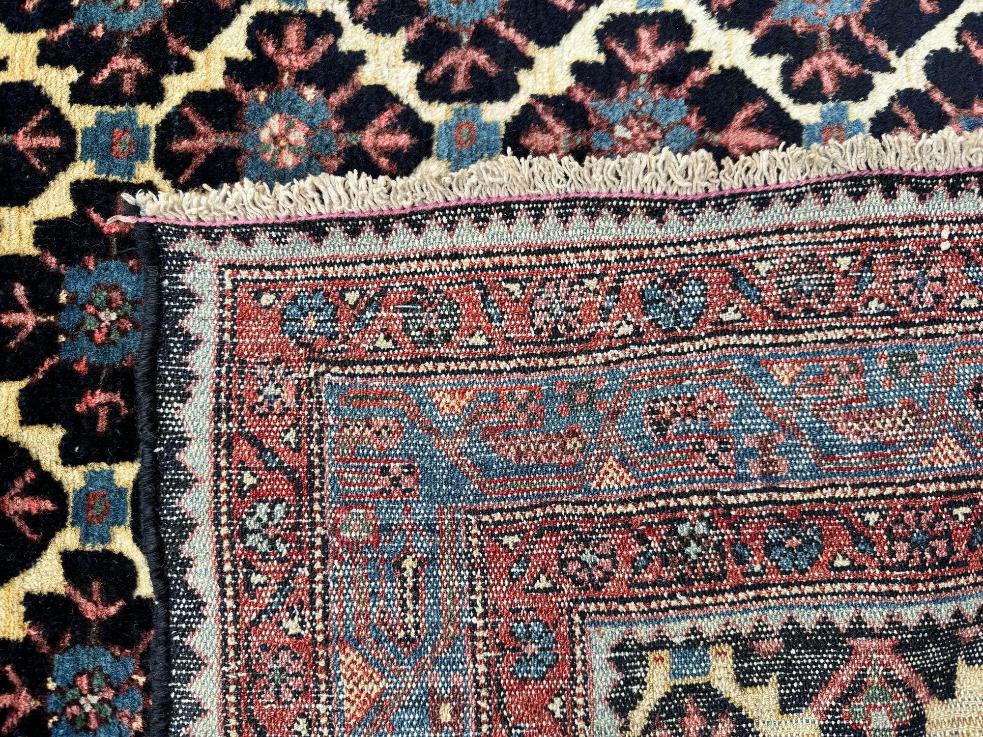 Antique Hamadan Rug 1.96m x 1.43m For Sale 14