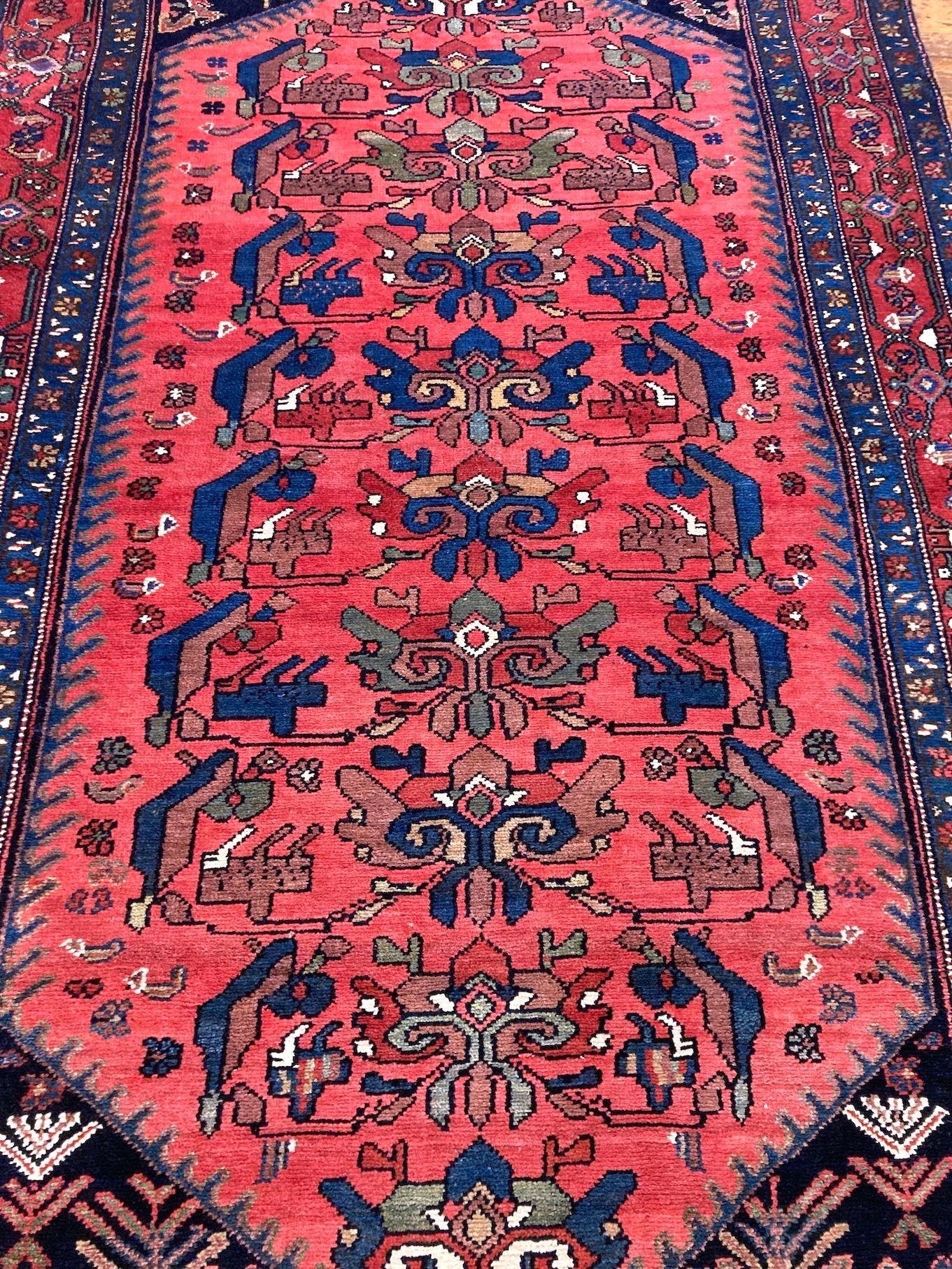 Tappeto antico Hamadan 1,97 m x 1,22 m in vendita 1