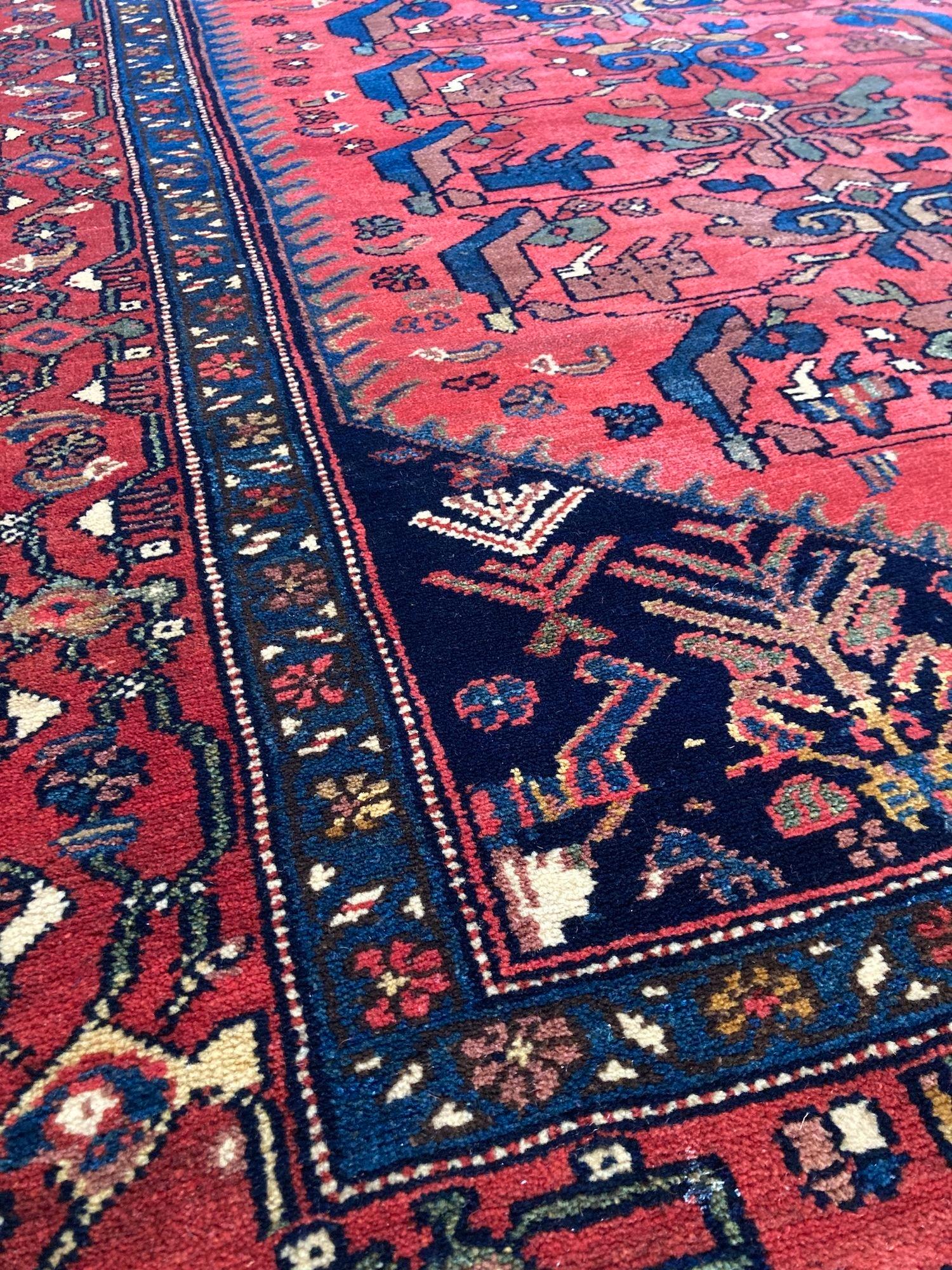 Tappeto antico Hamadan 1,97 m x 1,22 m in vendita 2