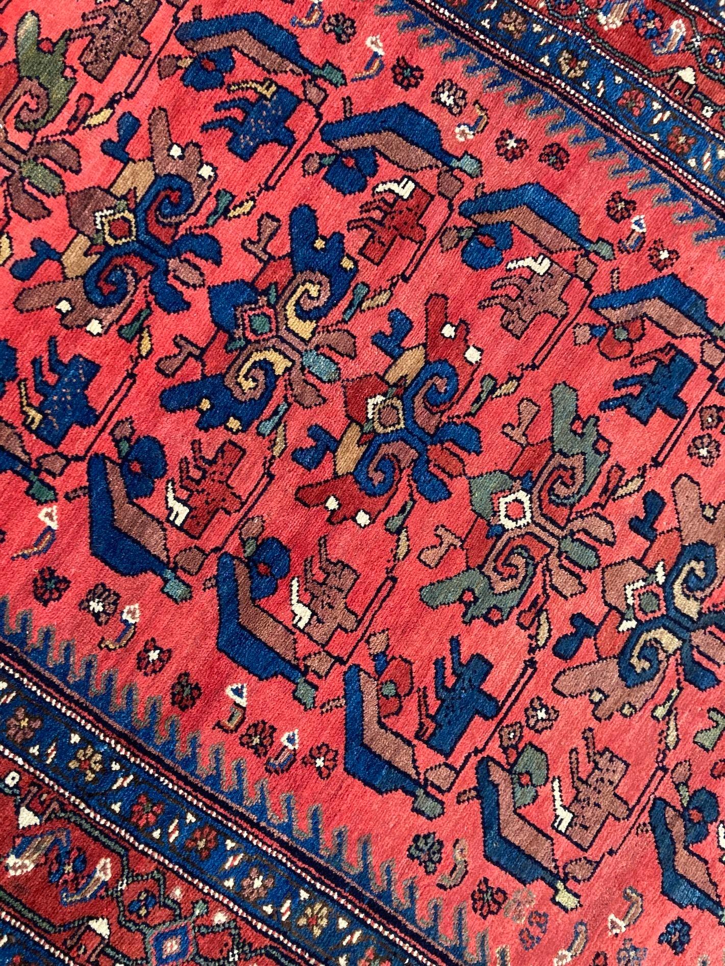 Tappeto antico Hamadan 1,97 m x 1,22 m in vendita 4