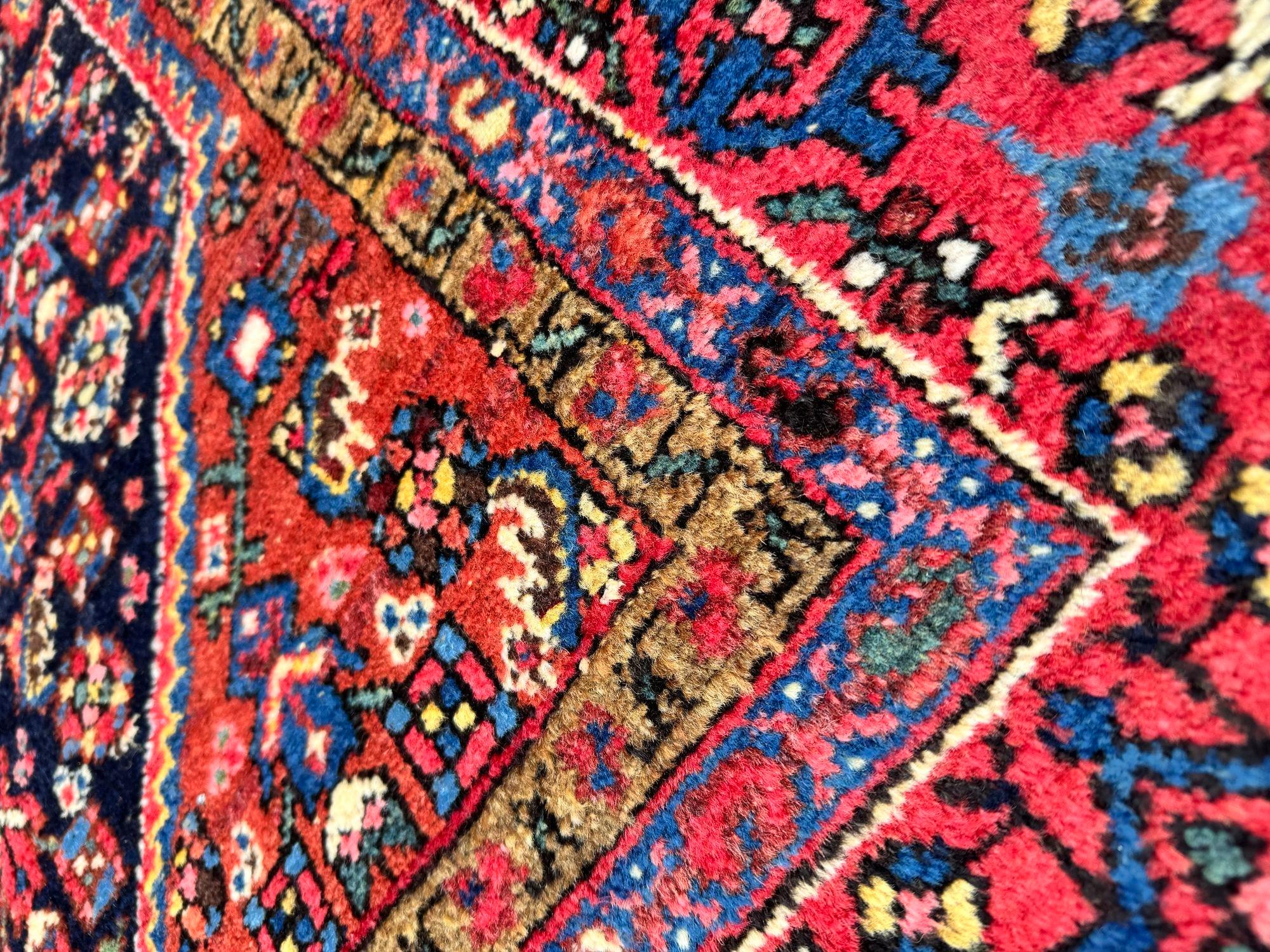 Tapis Hamadan antique 1,98 m x 1,44 m en vente 5