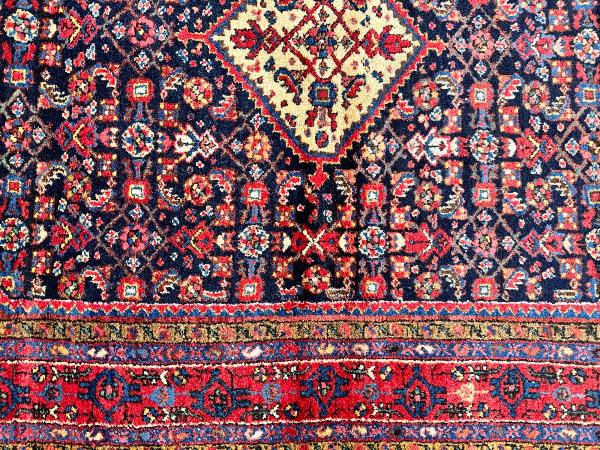 Tapis Hamadan antique 1,98 m x 1,44 m en vente 8