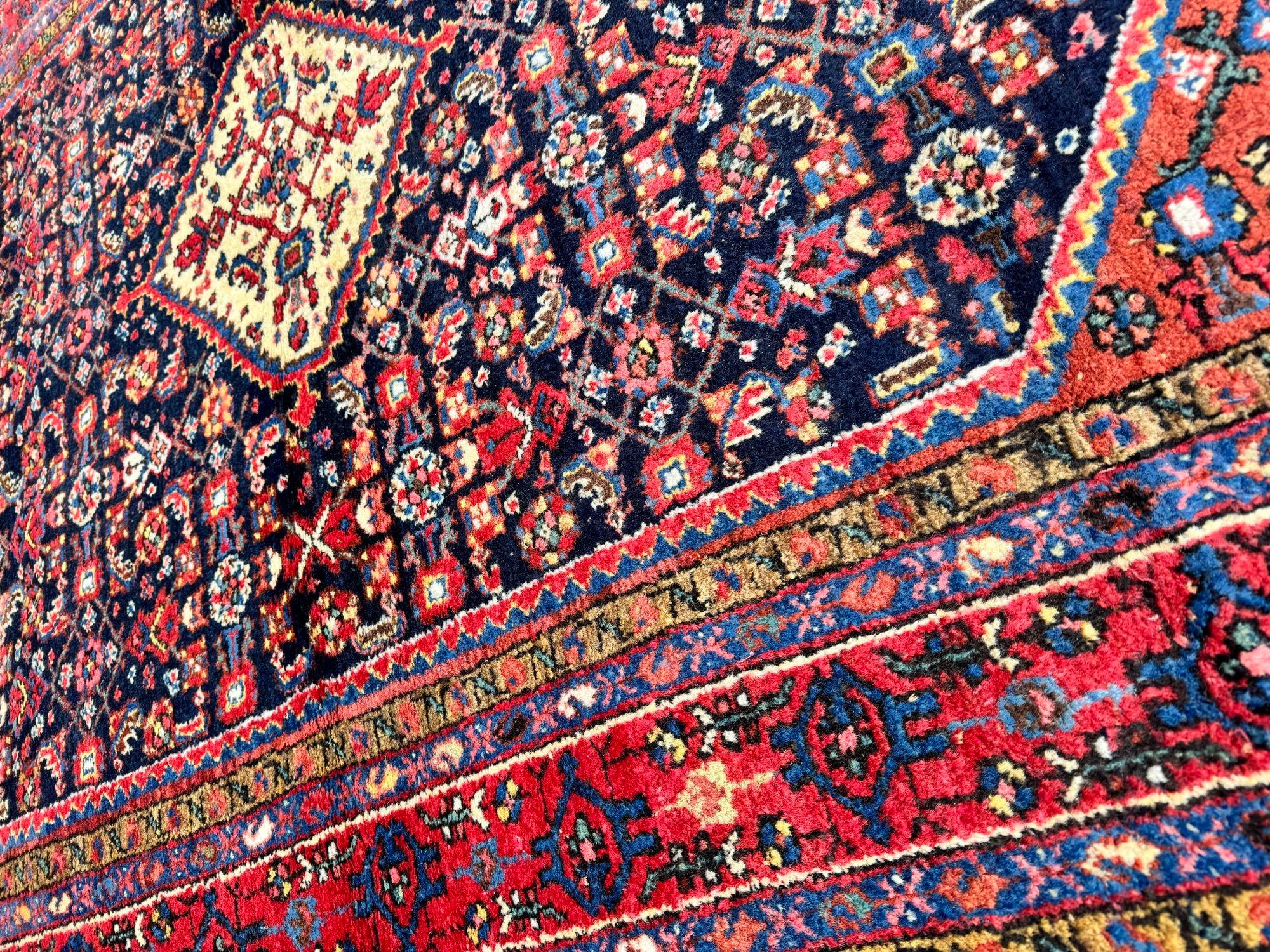 Tapis Hamadan antique 1,98 m x 1,44 m en vente 10