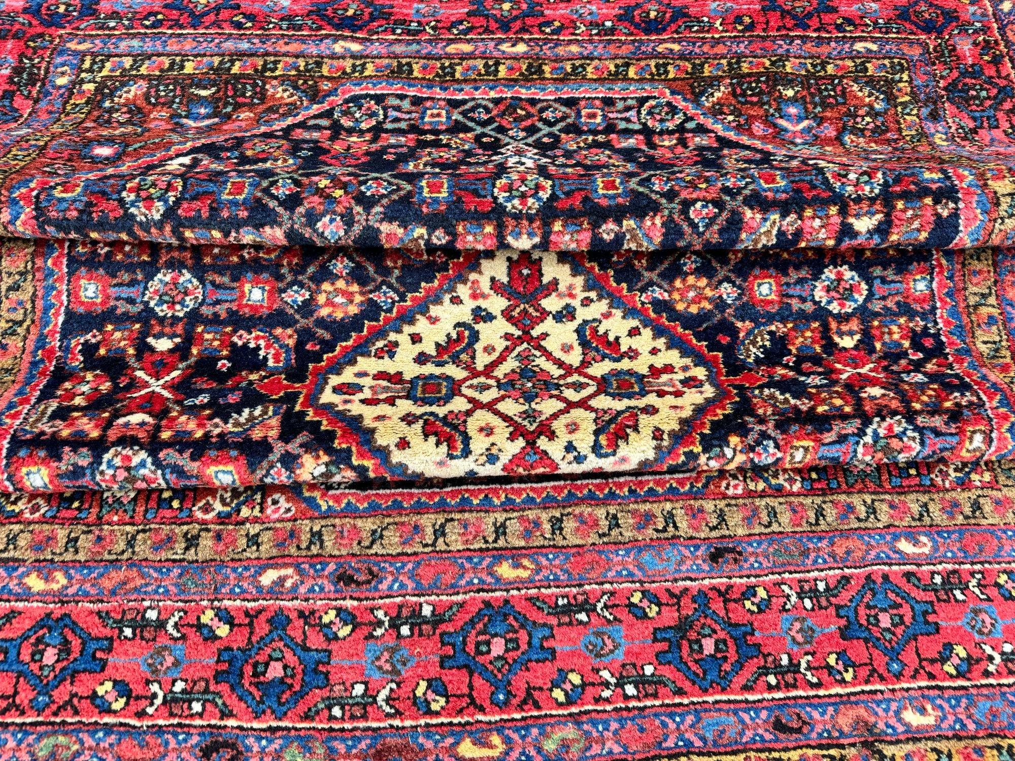 Tapis Hamadan antique 1,98 m x 1,44 m en vente 11