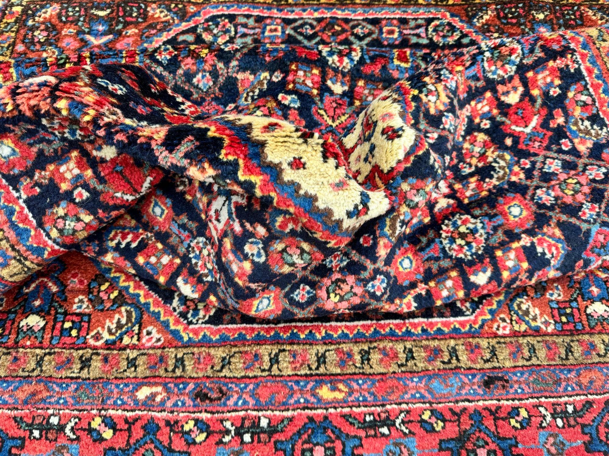 Tapis Hamadan antique 1,98 m x 1,44 m en vente 12