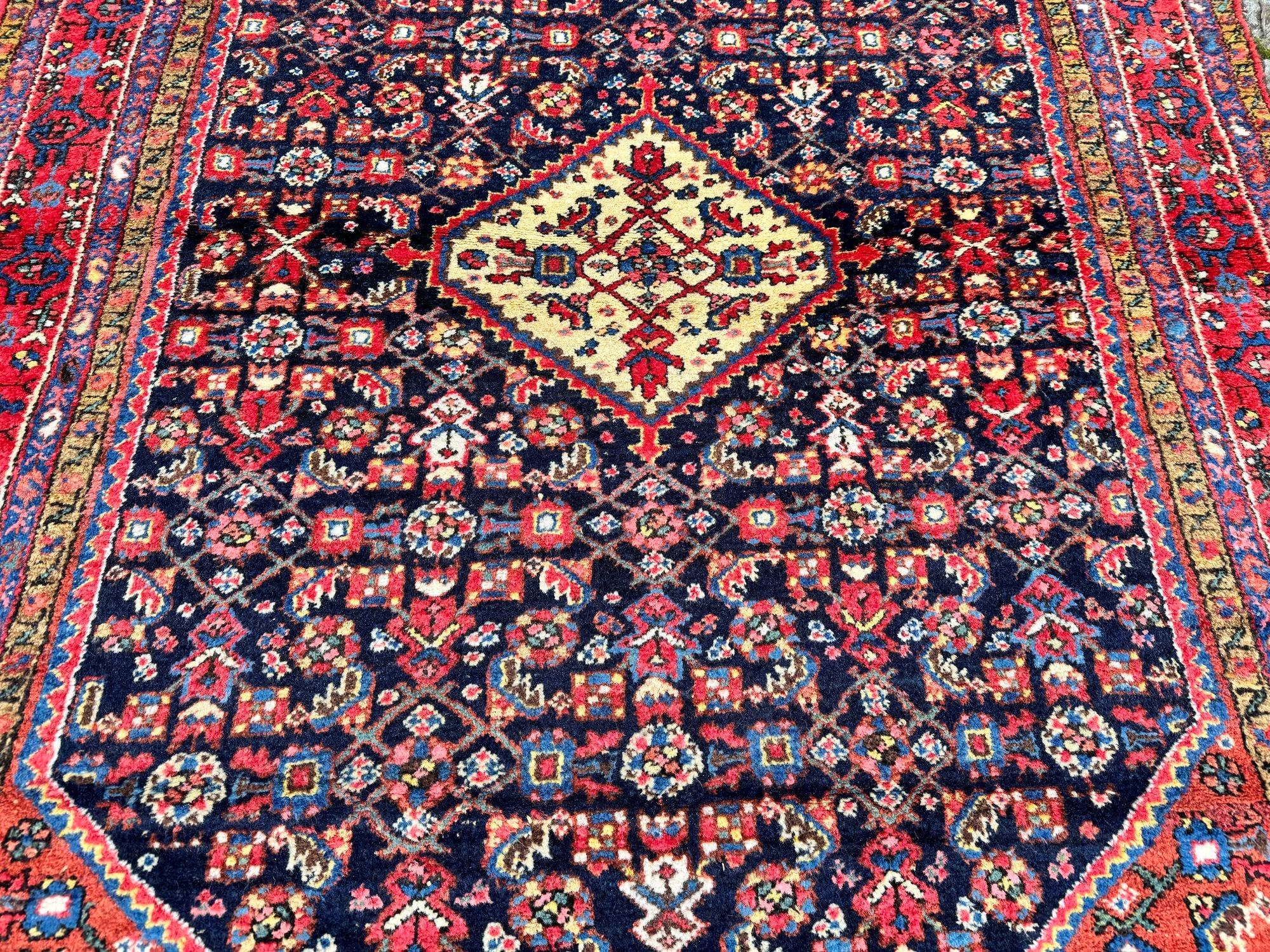 Tapis Hamadan antique 1,98 m x 1,44 m en vente 3