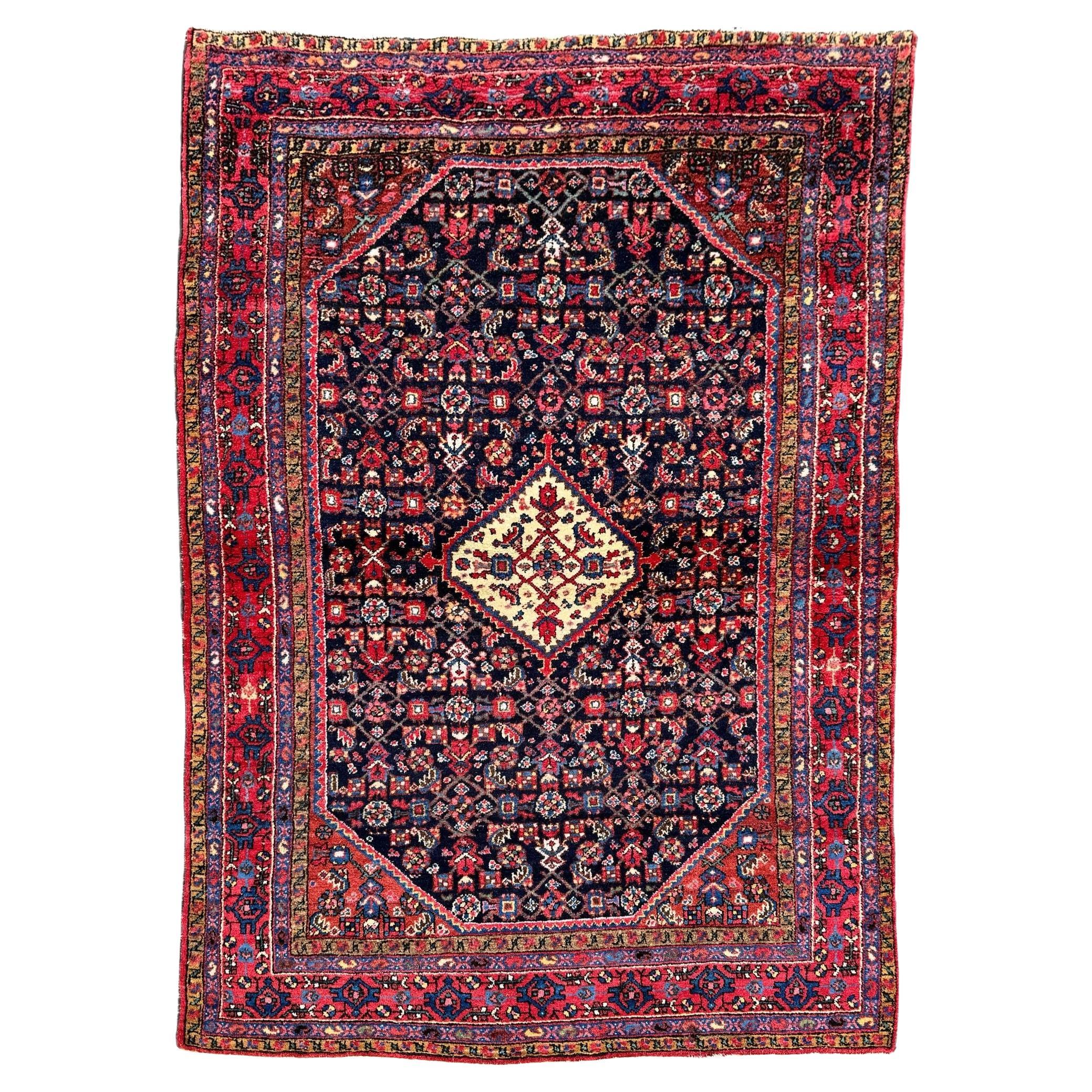 Antique Hamadan Rug 1.98m x 1.44m