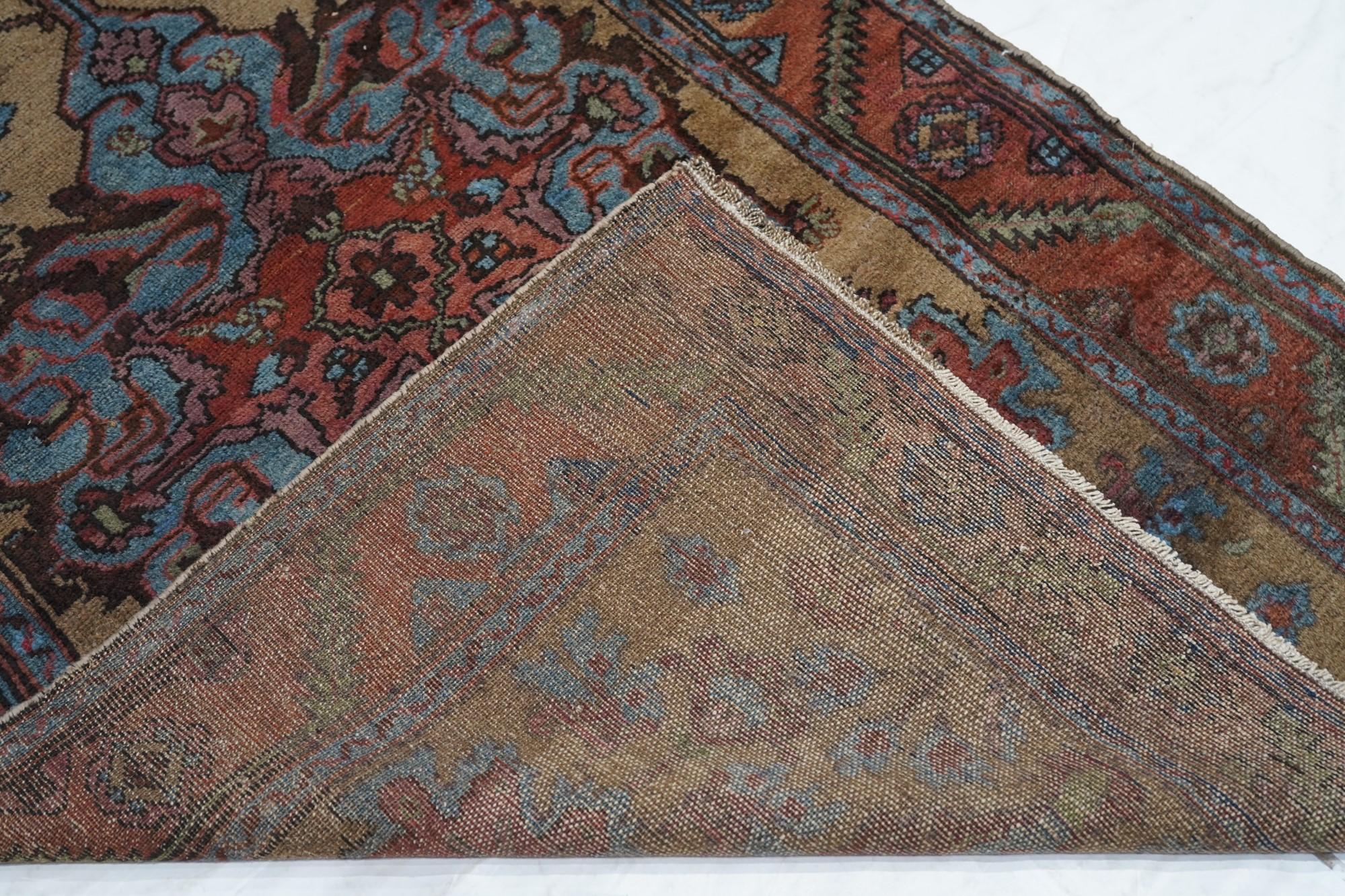 Antique Hamadan Rug For Sale 5