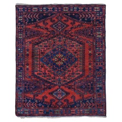 Antique Hamadan Rug - Late 19th Century