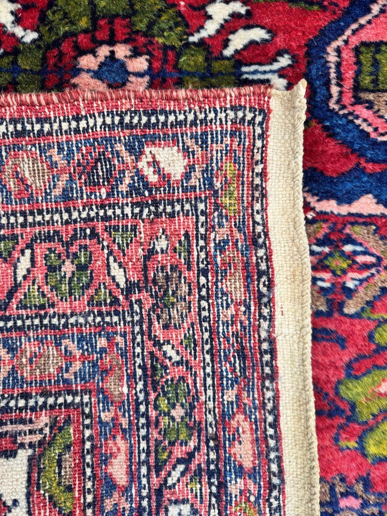 Antiker Hamadan-Läufer, 4,04 m x 0,84 m, antik im Angebot 12
