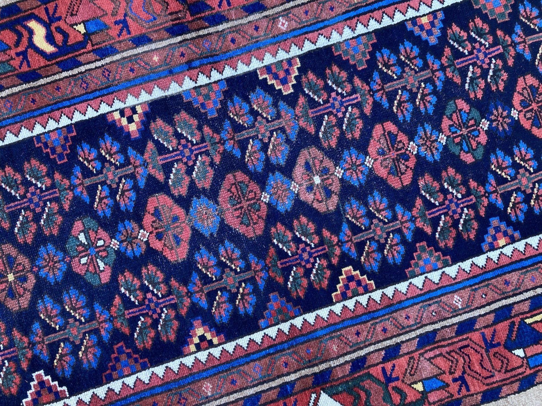 Runner antico di Hamadan 4,05m x 1,05m in vendita 5