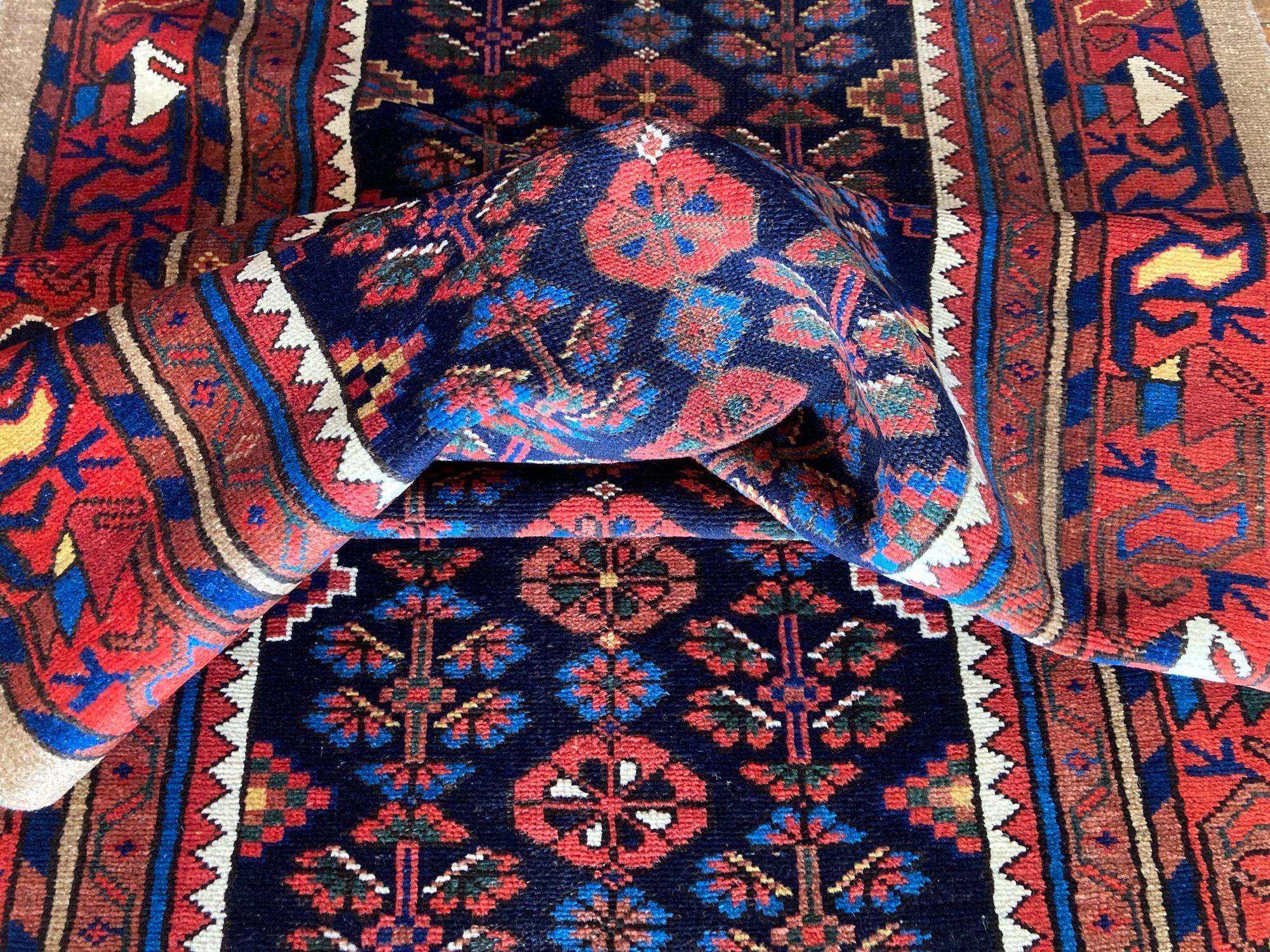Runner antico di Hamadan 4,05m x 1,05m in vendita 9