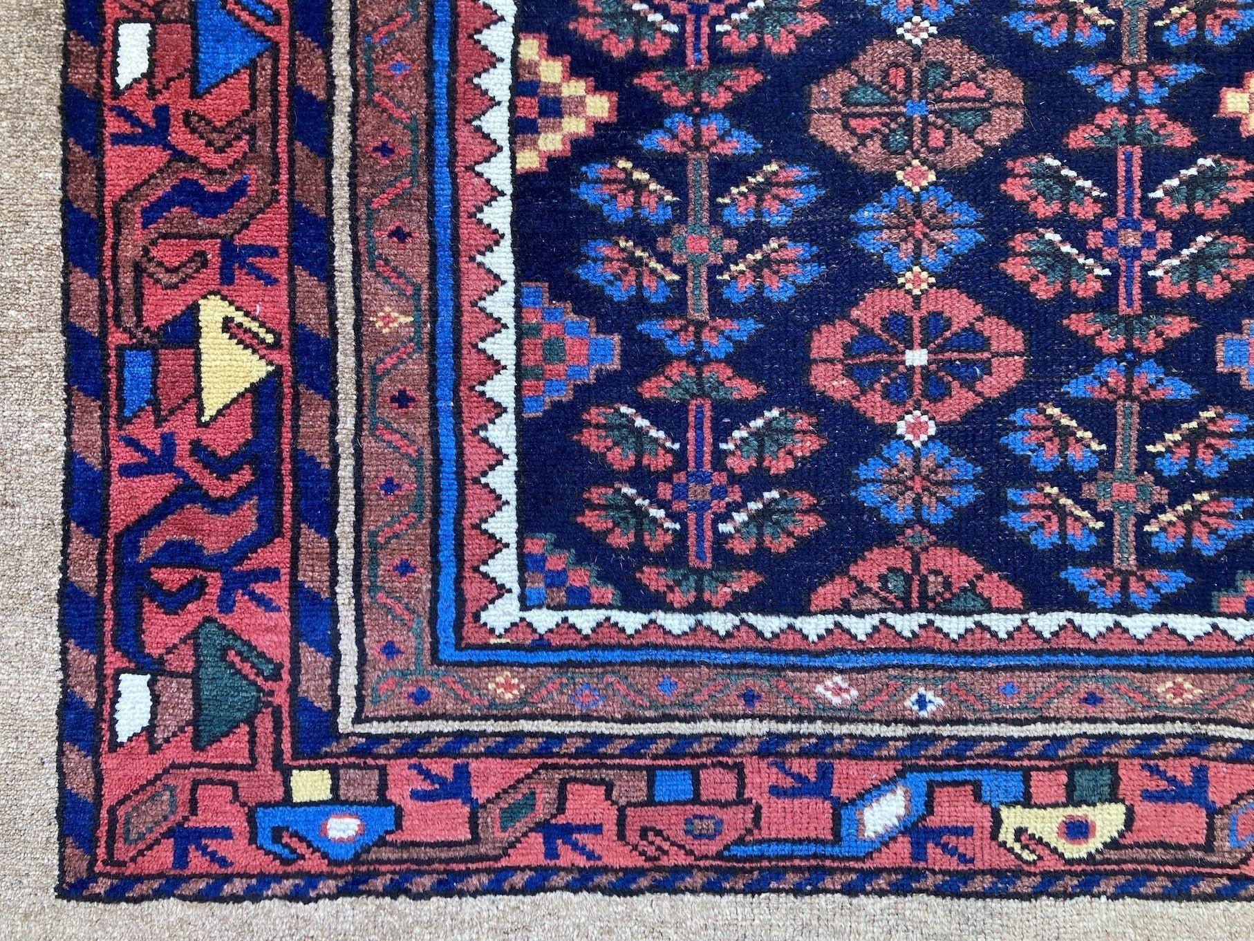 Runner antico di Hamadan 4,05m x 1,05m in vendita 1