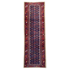 Antique Hamadan Runner 4.05m x 1.05m