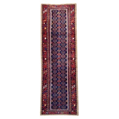 Tapis de couloir Hamadan ancien 4,05 m x 1,05 m