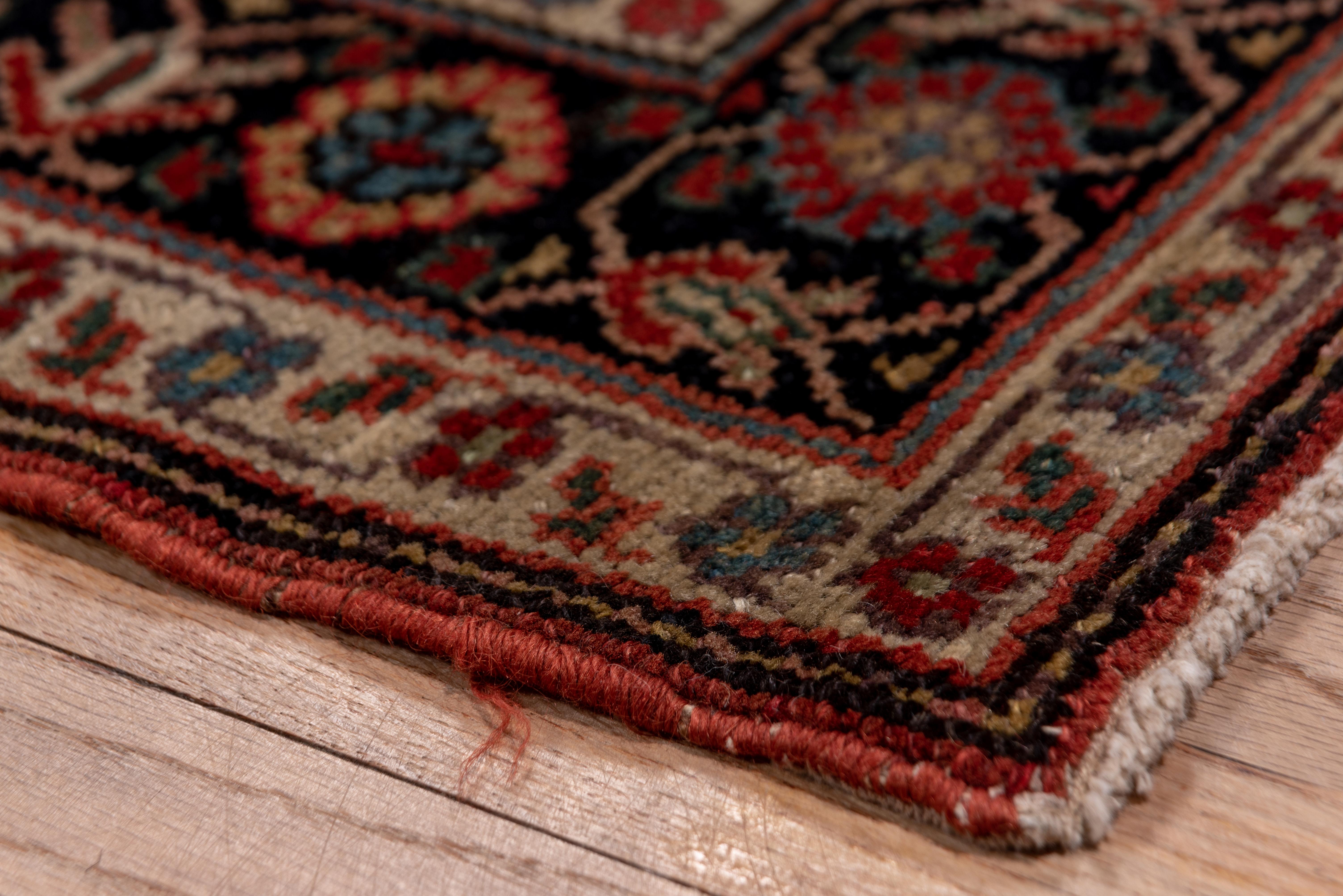 Antique Hamadan Runner, Deep Tones, circa 1900s In Good Condition For Sale In New York, NY