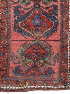 Antique Hamadan runner, Late 19th Century