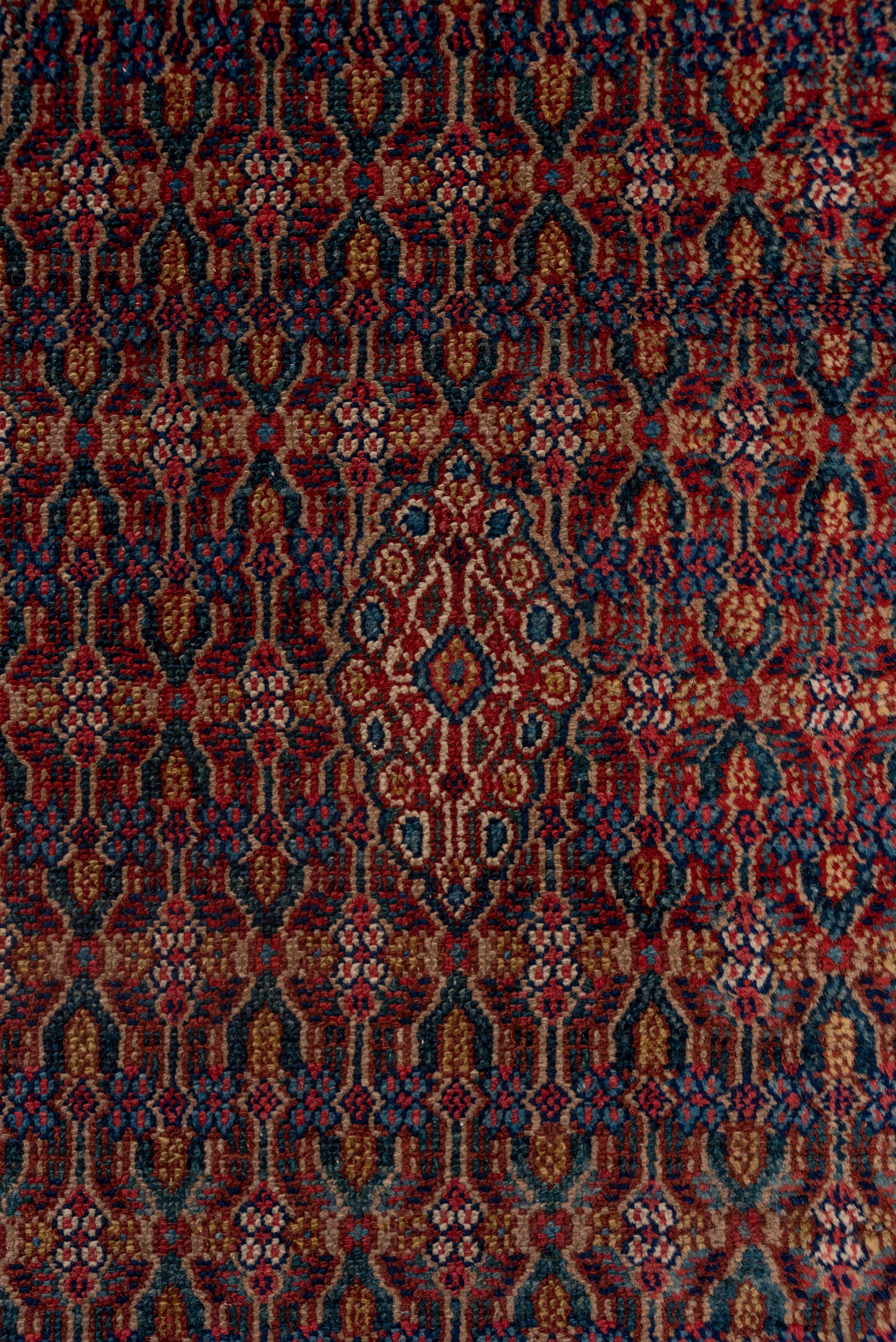 Tribal Tapis de couloir ancien de Hamadan, fin du 19ème siècle en vente