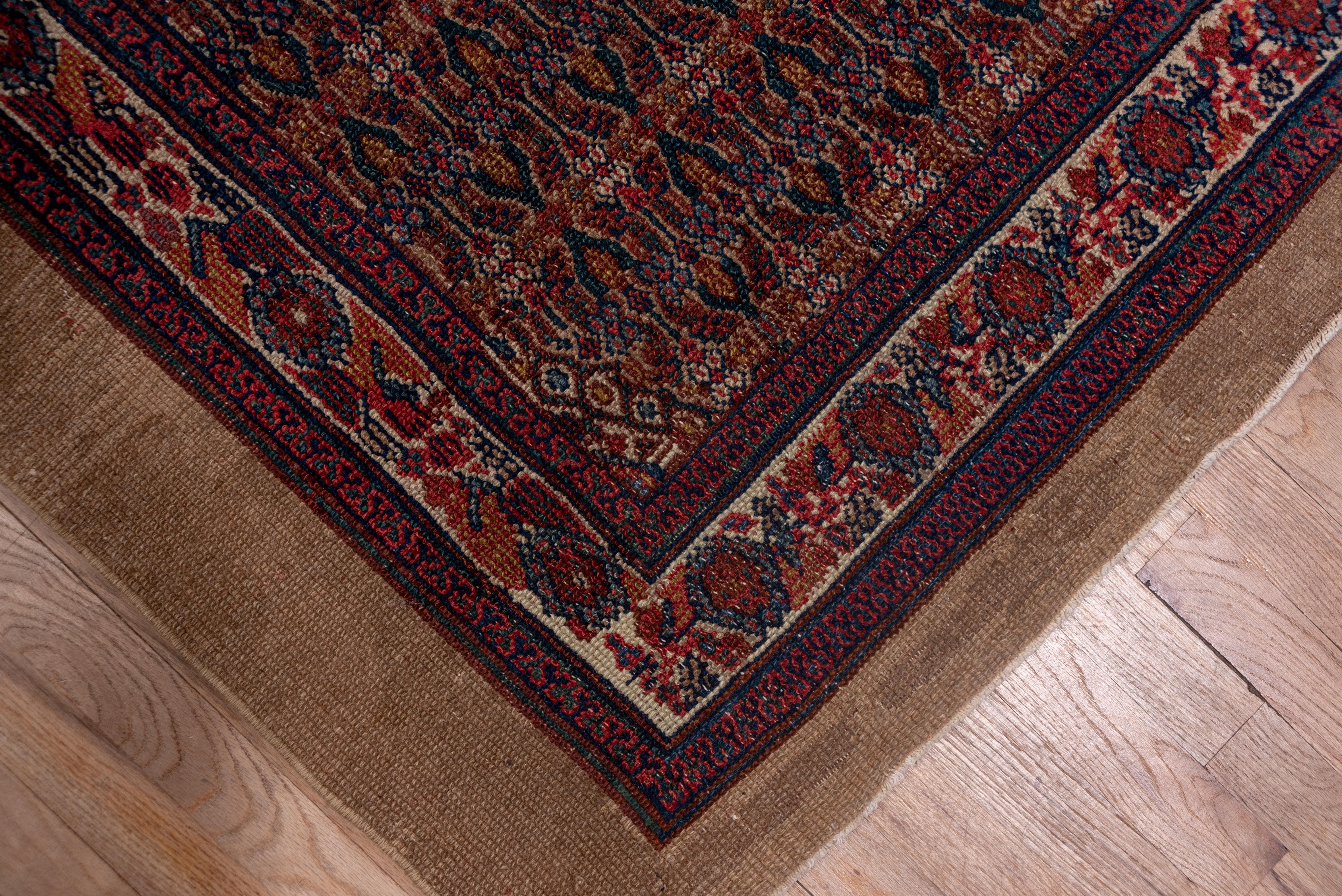 Perse Tapis de couloir ancien de Hamadan, fin du 19ème siècle en vente