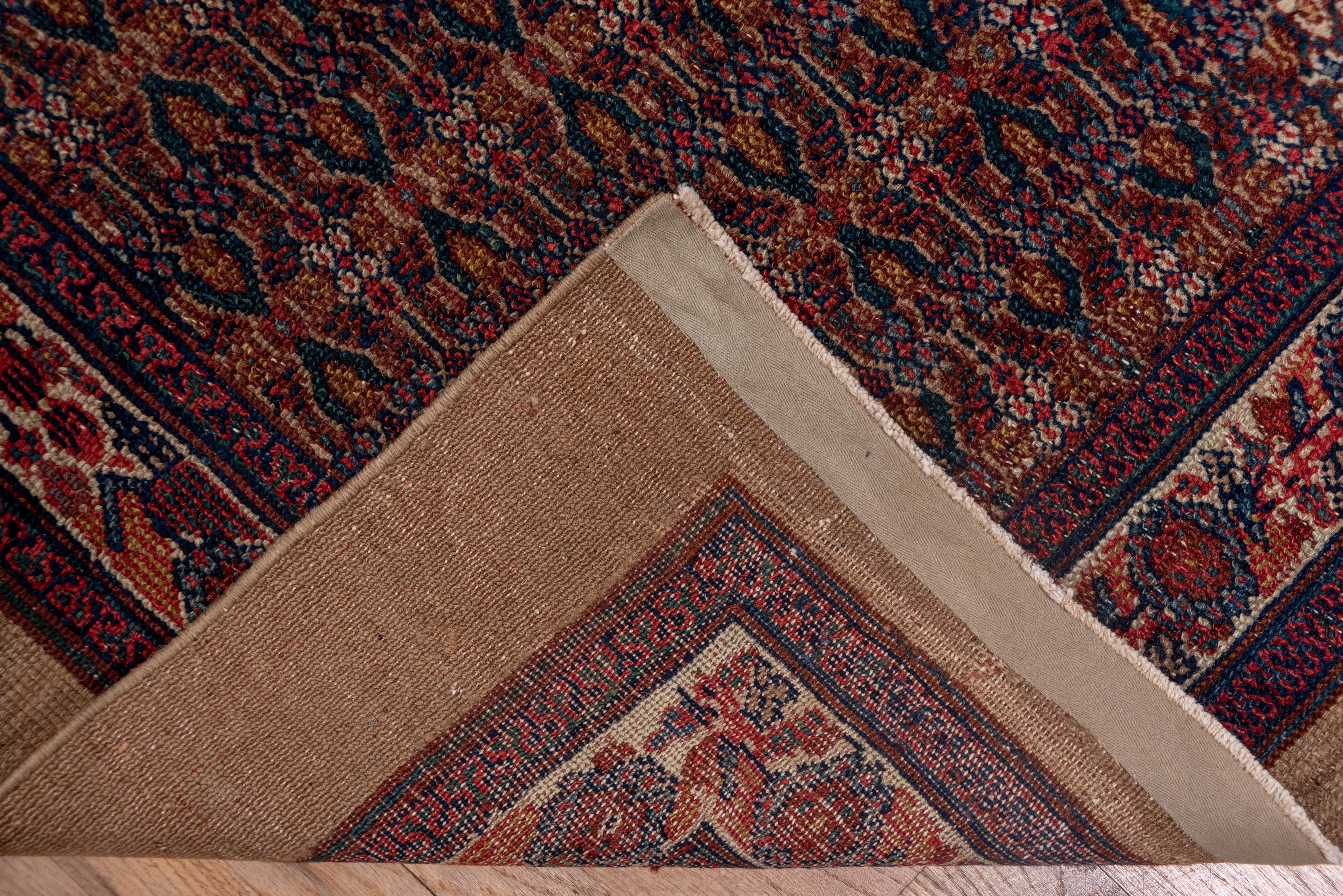XIXe siècle Tapis de couloir ancien de Hamadan, fin du 19ème siècle en vente