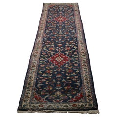 Antique Hamadan Runner Oriental Wool Rug C1930