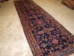 Antique Hamadan Village Runner Of Large Size, Circa 1900/20