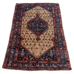 Tappeto antico Hamadan West Persian Village C1920 7' x 4'4" (214x133cm Carpet)