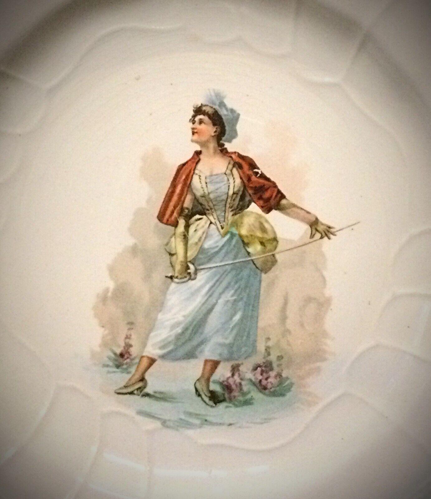 Empire Ancienne assiette en faïence Hamage Nord - 20e siècle - 2Y33 en vente