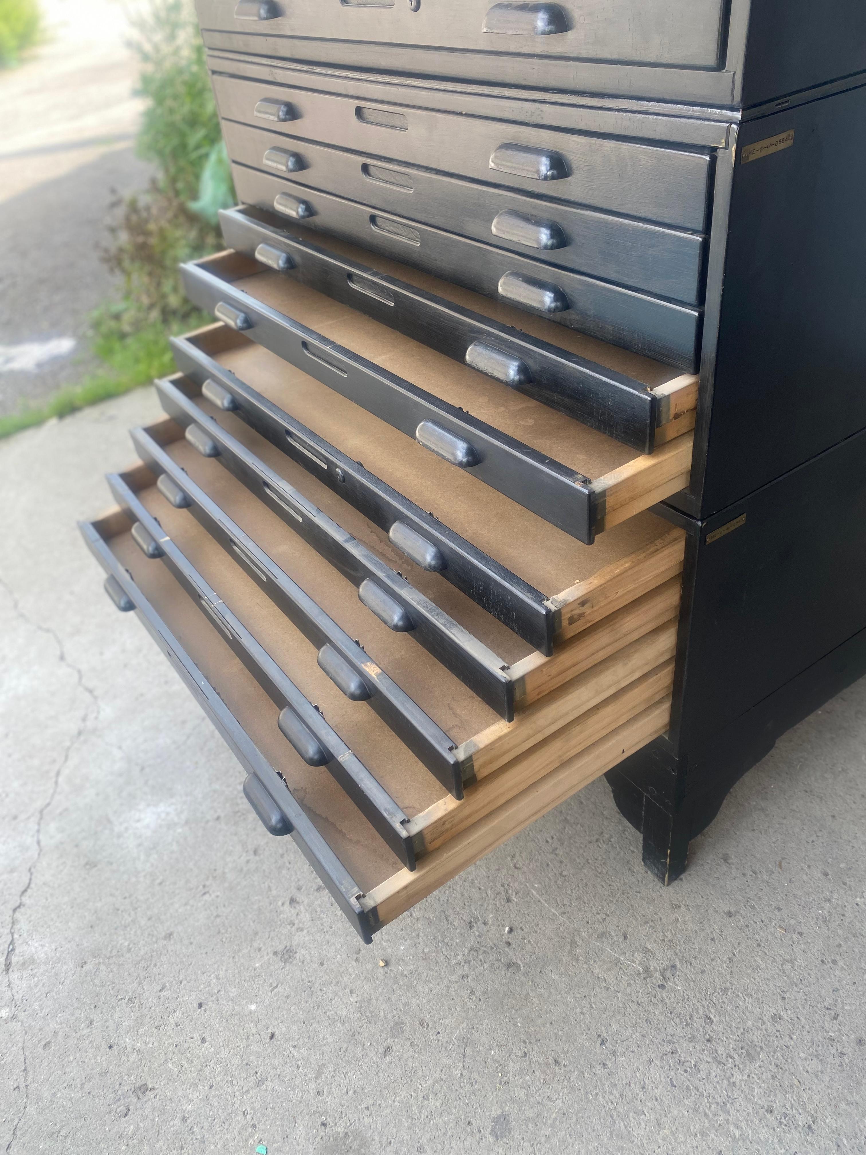 hamilton flat file cabinet