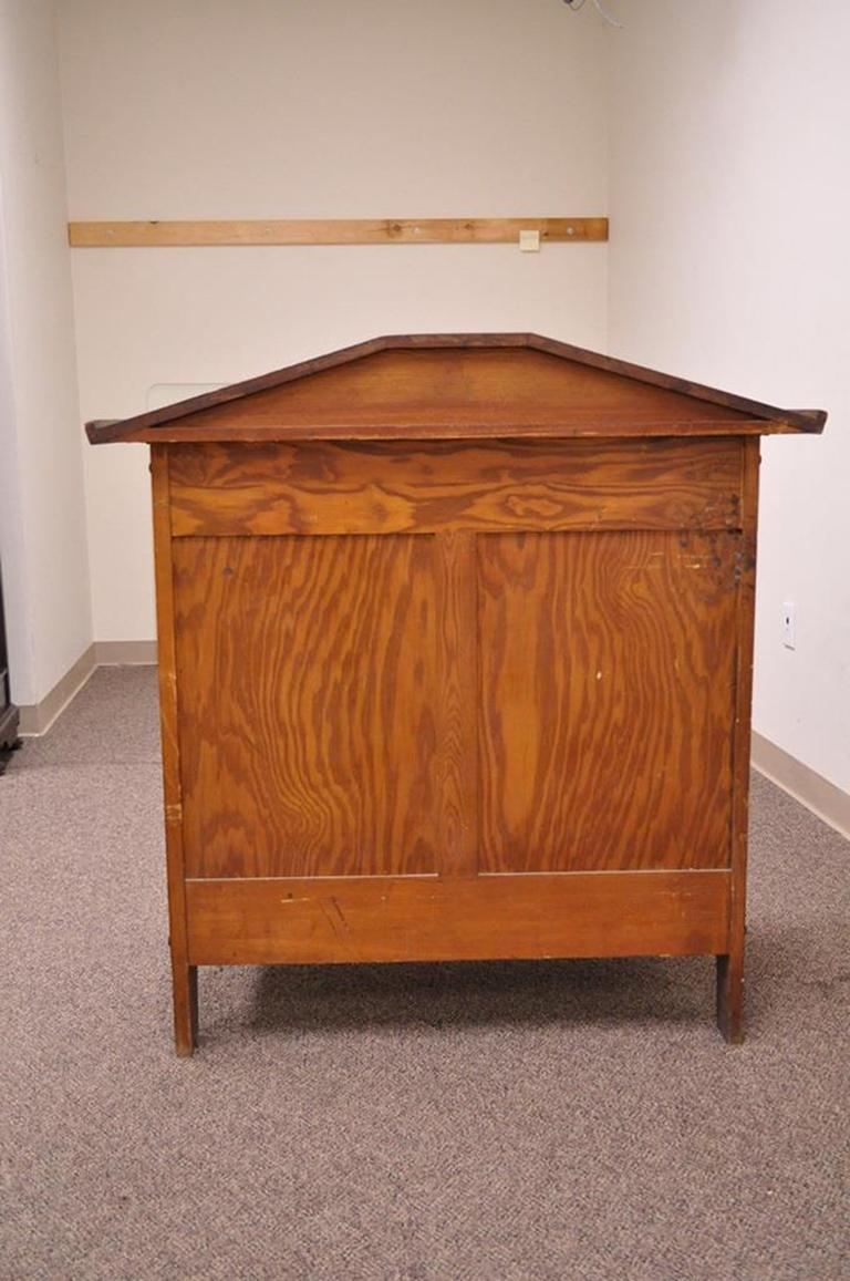 Antique Hamilton 16 Drawer Oak Letterpress Display Printers Type File