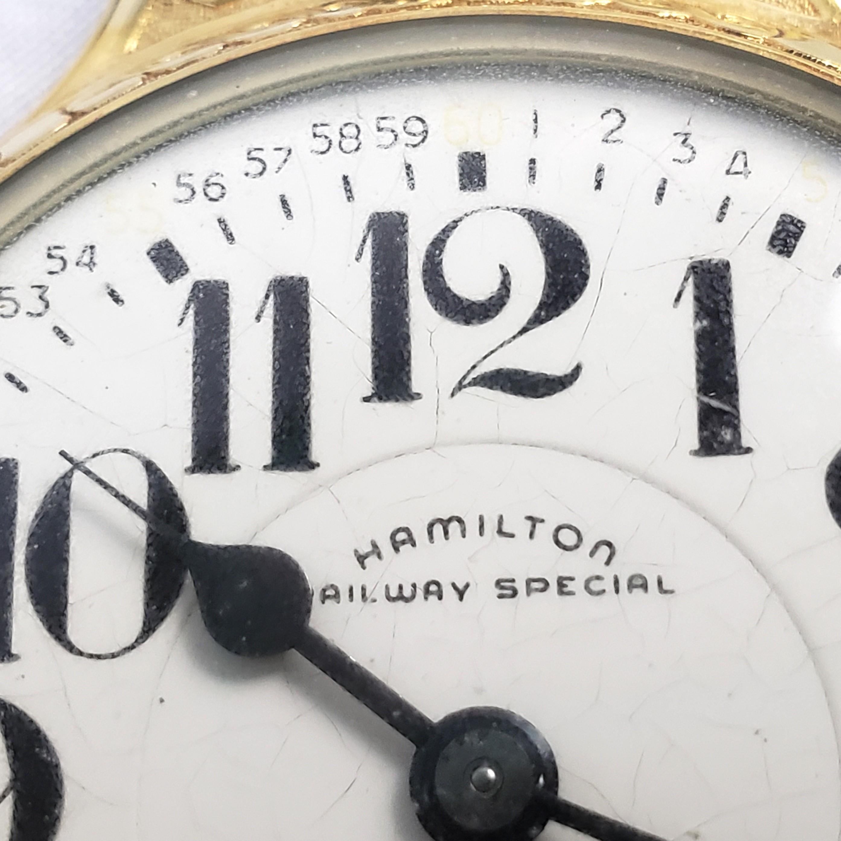 hamilton railway special pocket watch