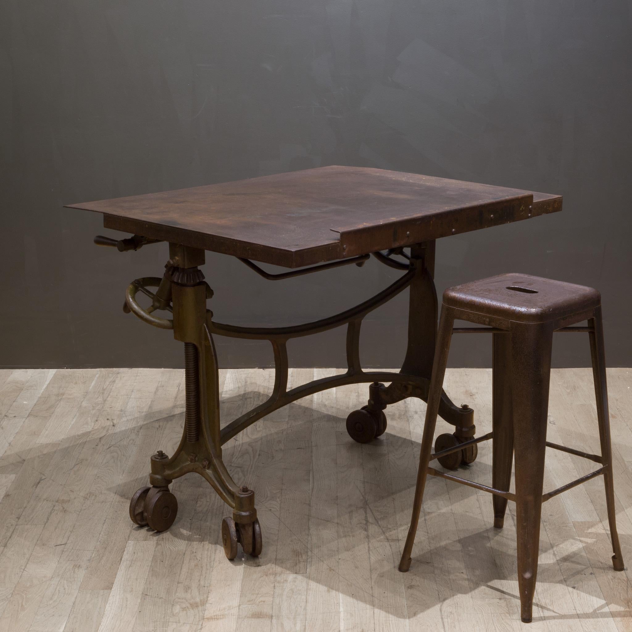 cast iron drafting table