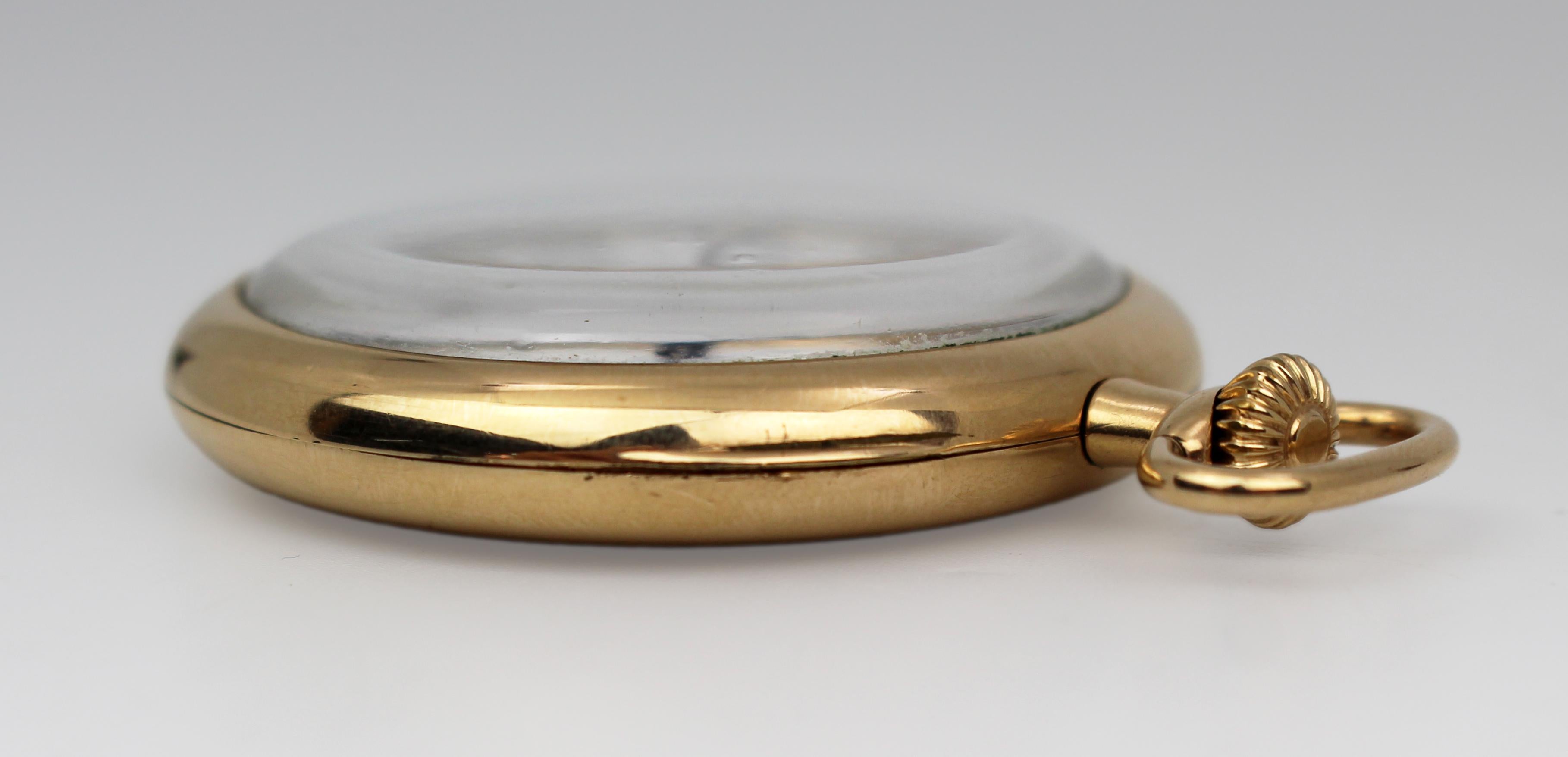 Antiguo reloj de bolsillo Hamilton Half Hunter - 17 joyas, c.1925 en venta 1