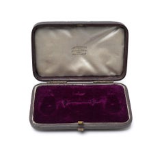 Antique Hamilton & Inches Edinburgh Brooch and Earring Box