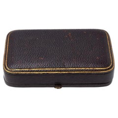 Antique Hamilton & Inches Edinburgh Brooch and Earring Box