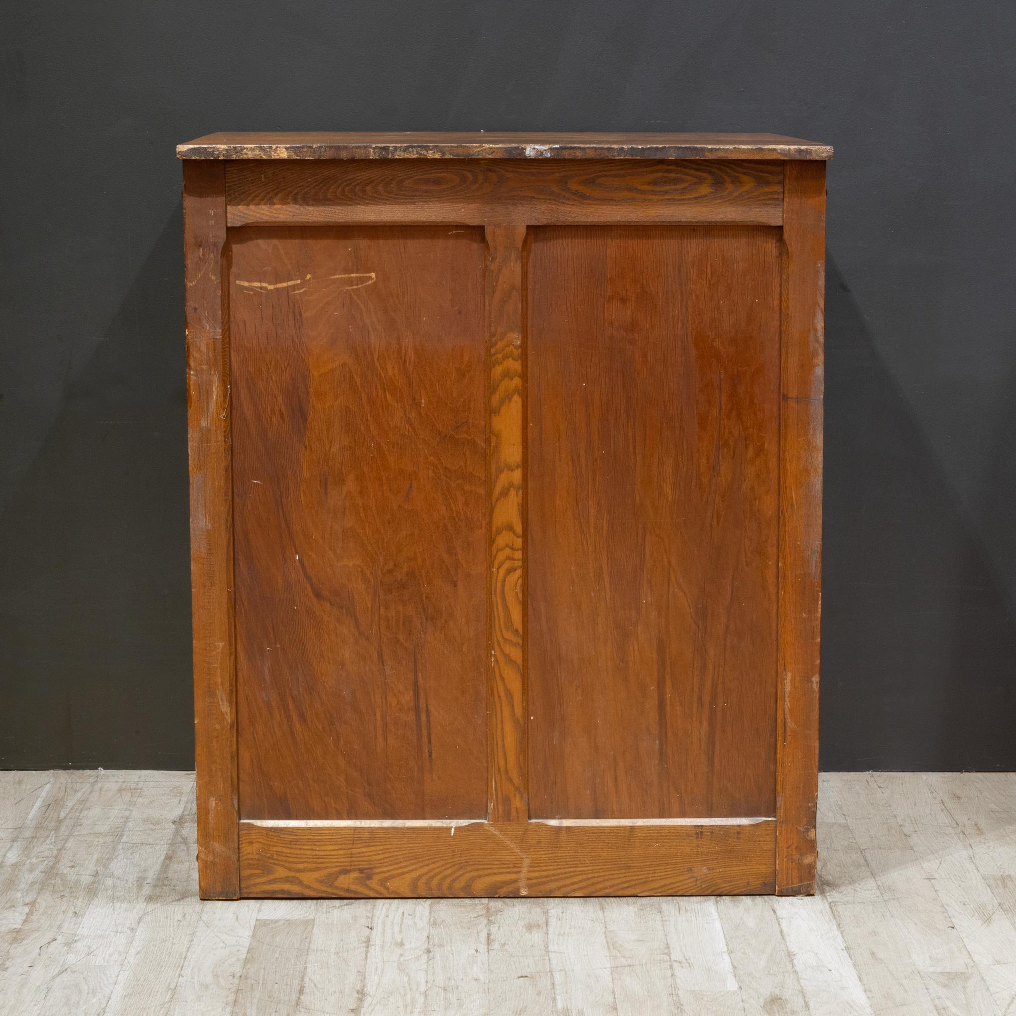 Antique Hamilton Printer's 24 Drawer Industrial Cabinet c.1920-1930 6