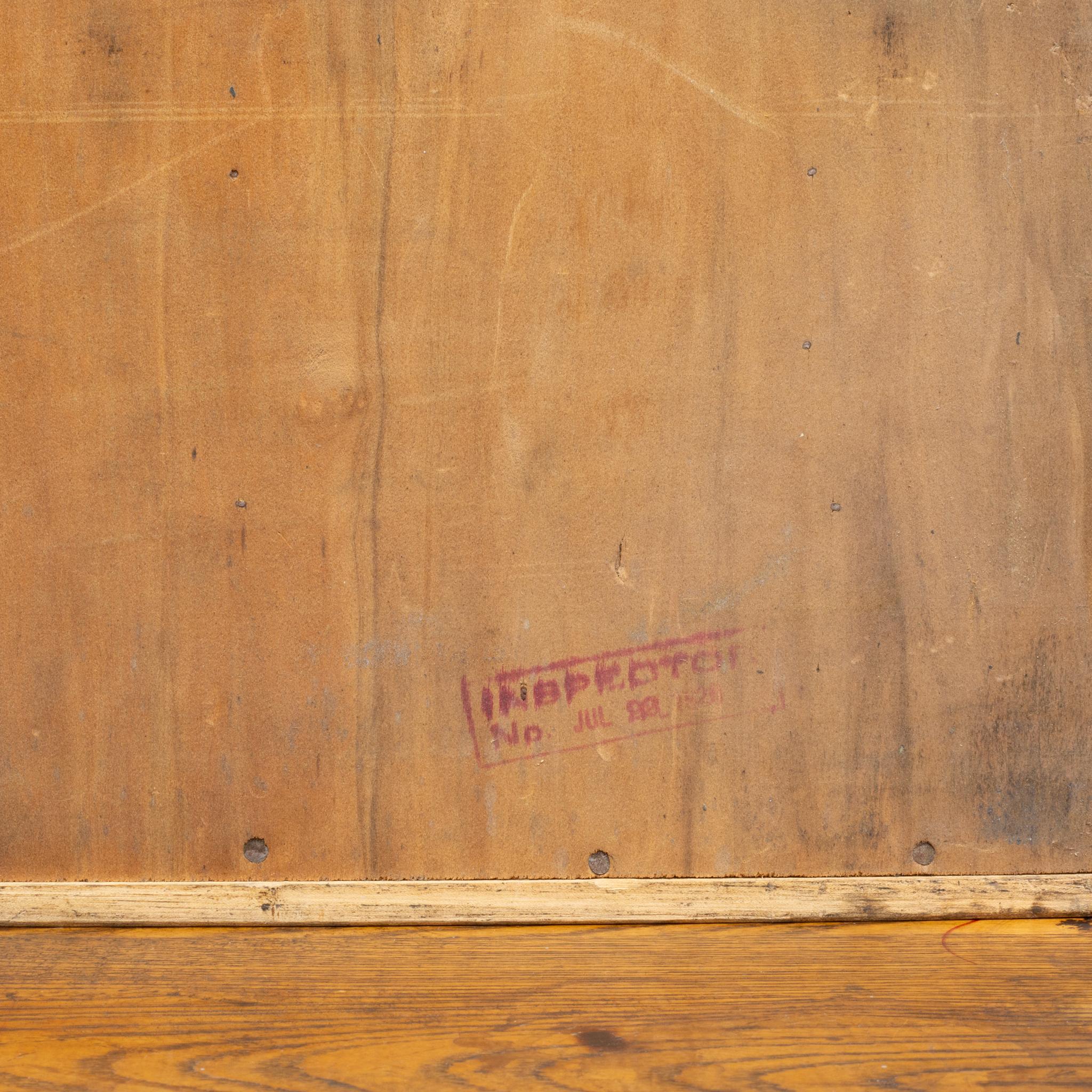 Antike Hamilton Typeset 24 Schublade Industrie-Schrank c.1920 im Angebot 5