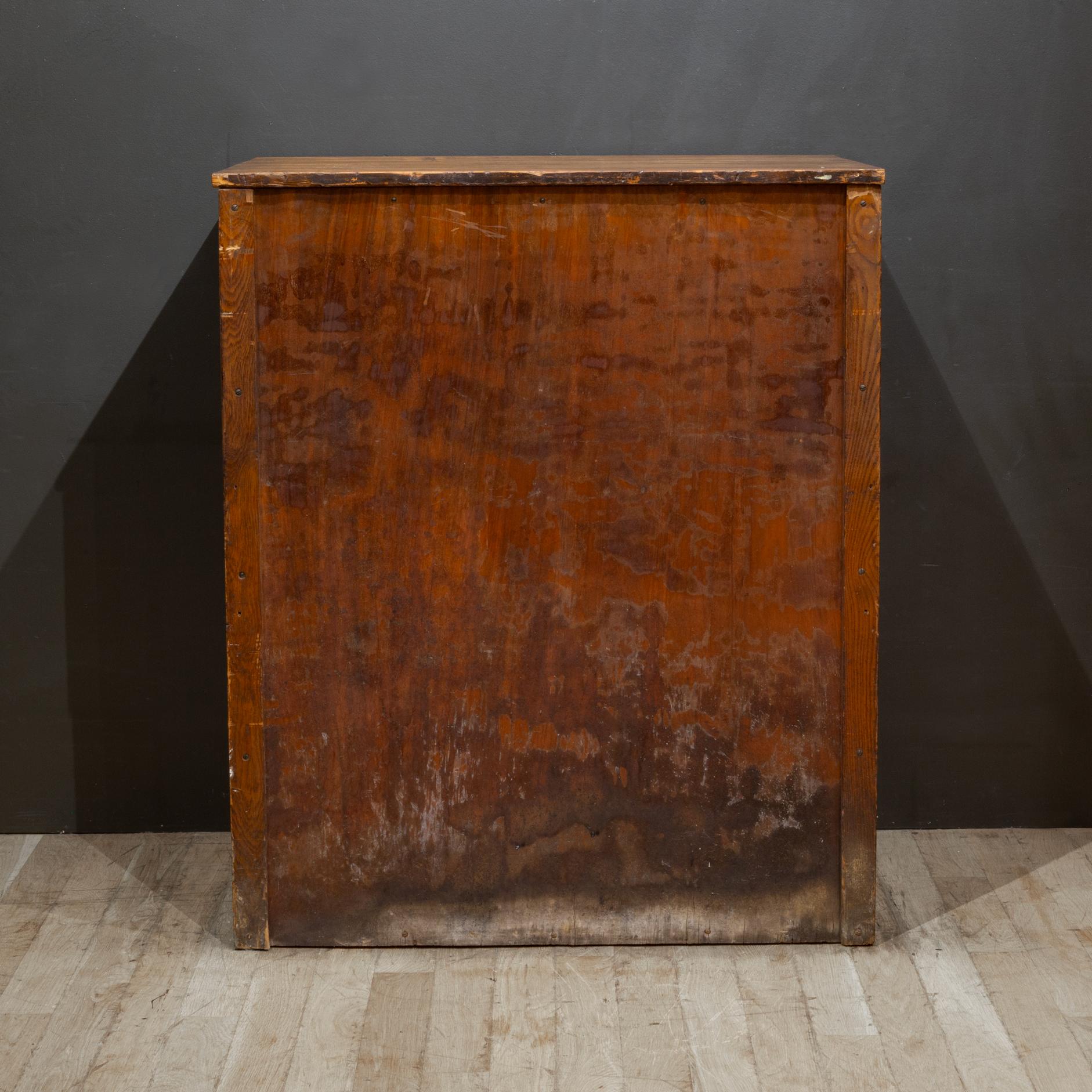 Antike Hamilton Typeset 24 Schublade Industrie-Schrank c.1920 im Angebot 6