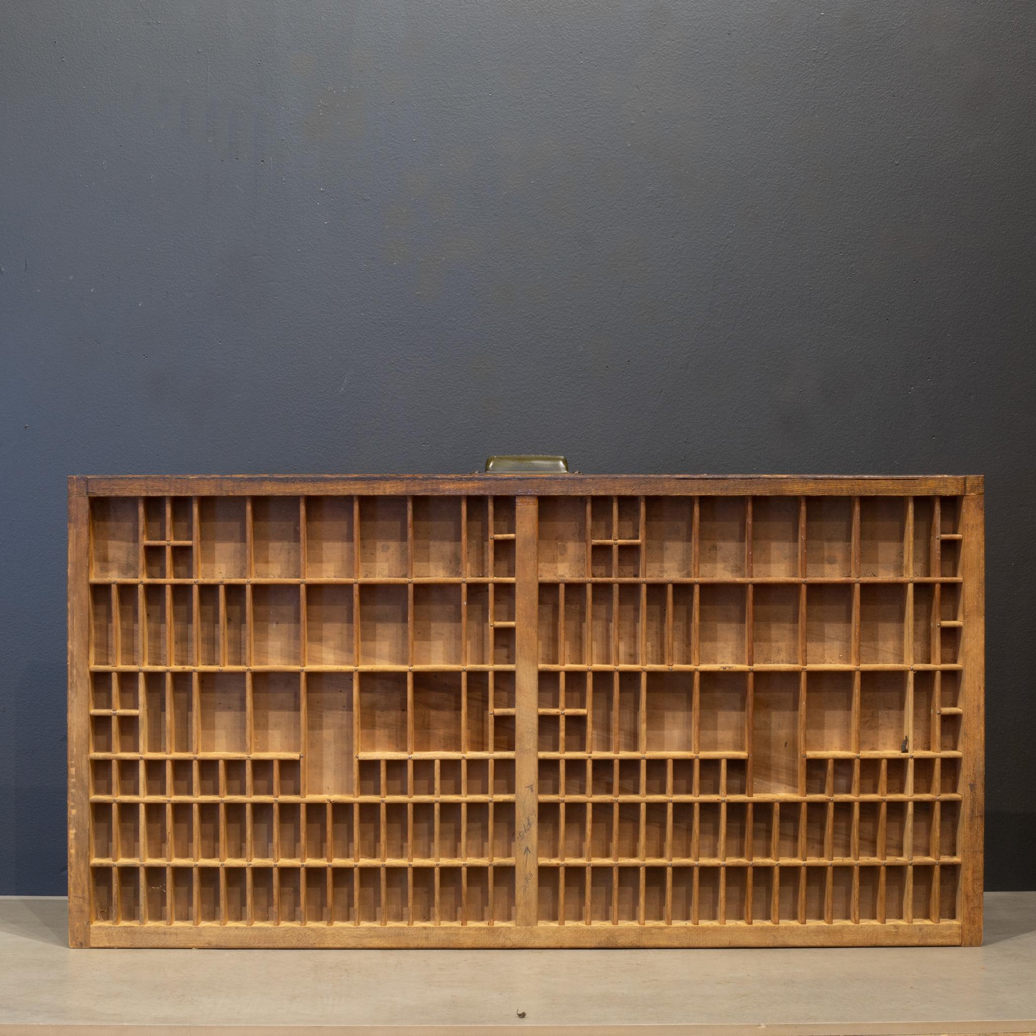 Antike Hamilton Typeset 24 Schublade Industrie-Schrank c.1920 im Angebot 8