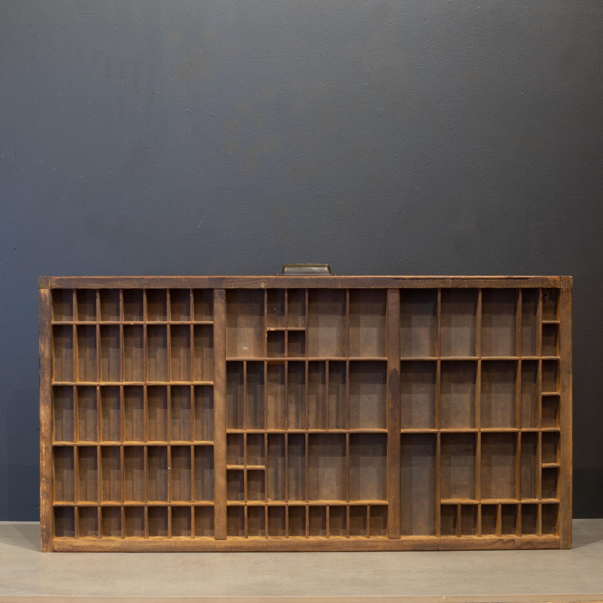 Antike Hamilton Typeset 24 Schublade Industrie-Schrank c.1920 im Angebot 9