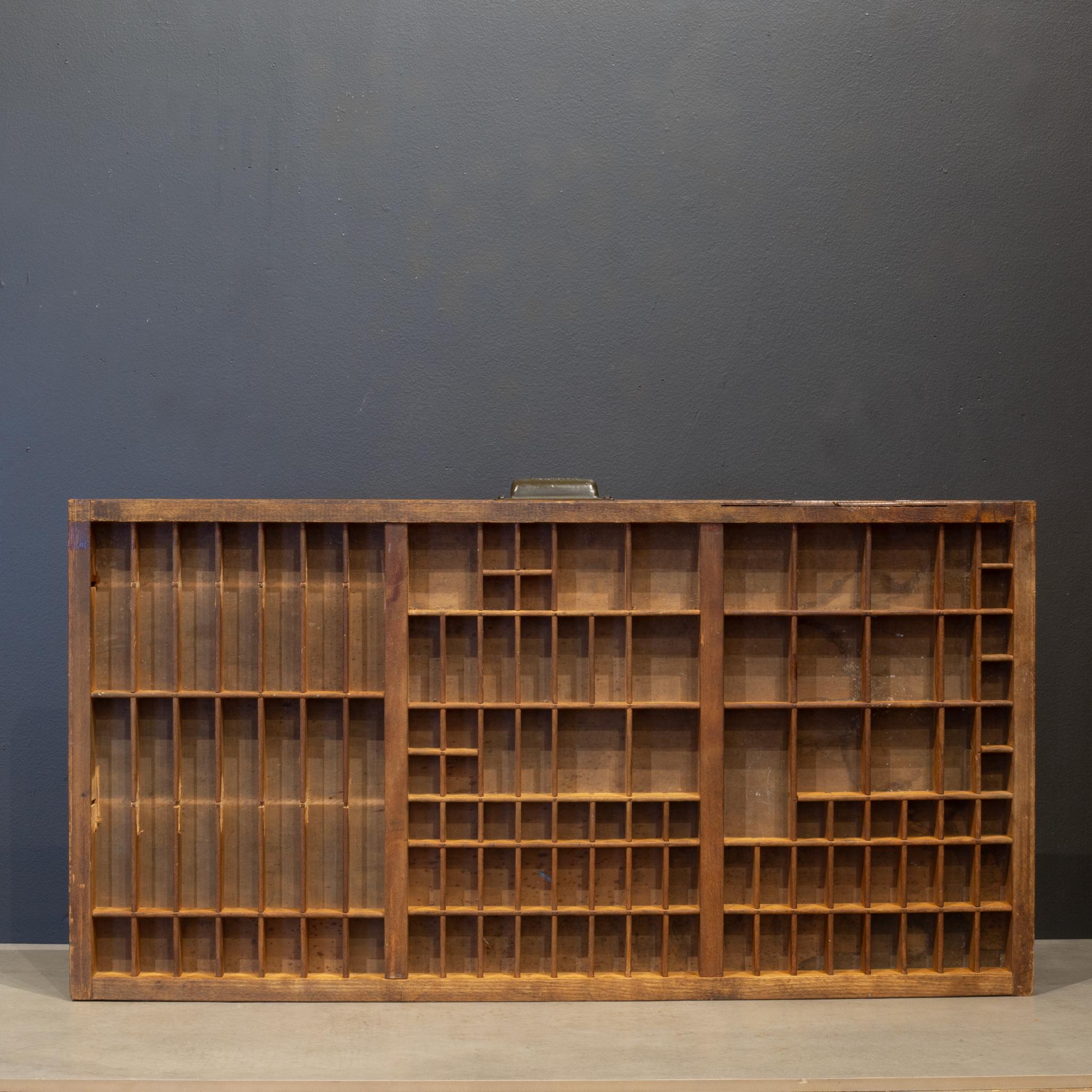 Antike Hamilton Typeset 24 Schublade Industrie-Schrank c.1920 im Angebot 10