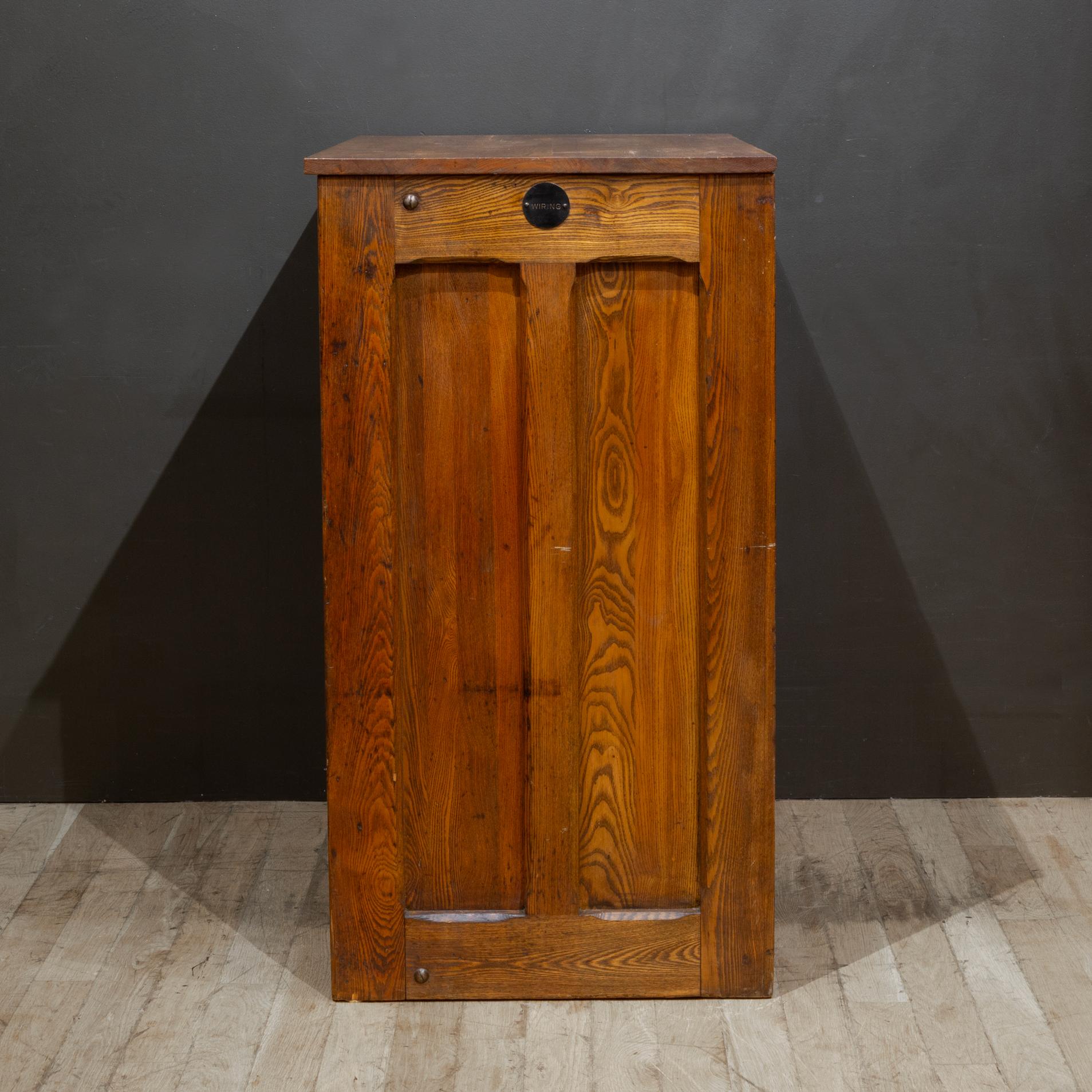 Antike Hamilton Typeset 24 Schublade Industrie-Schrank c.1920 im Angebot 1