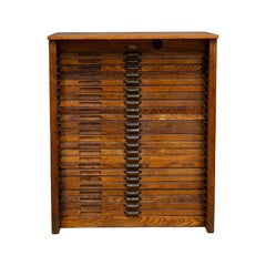 Antique Hamilton Typeset 24 Drawer Industrial Cabinet c.1920 Antique Hamilton Typeset 24 Drawer Industrial Cabinet c.1920