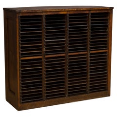 Antique Hamilton Typesetter's Storage Cabinet c.1920-1930