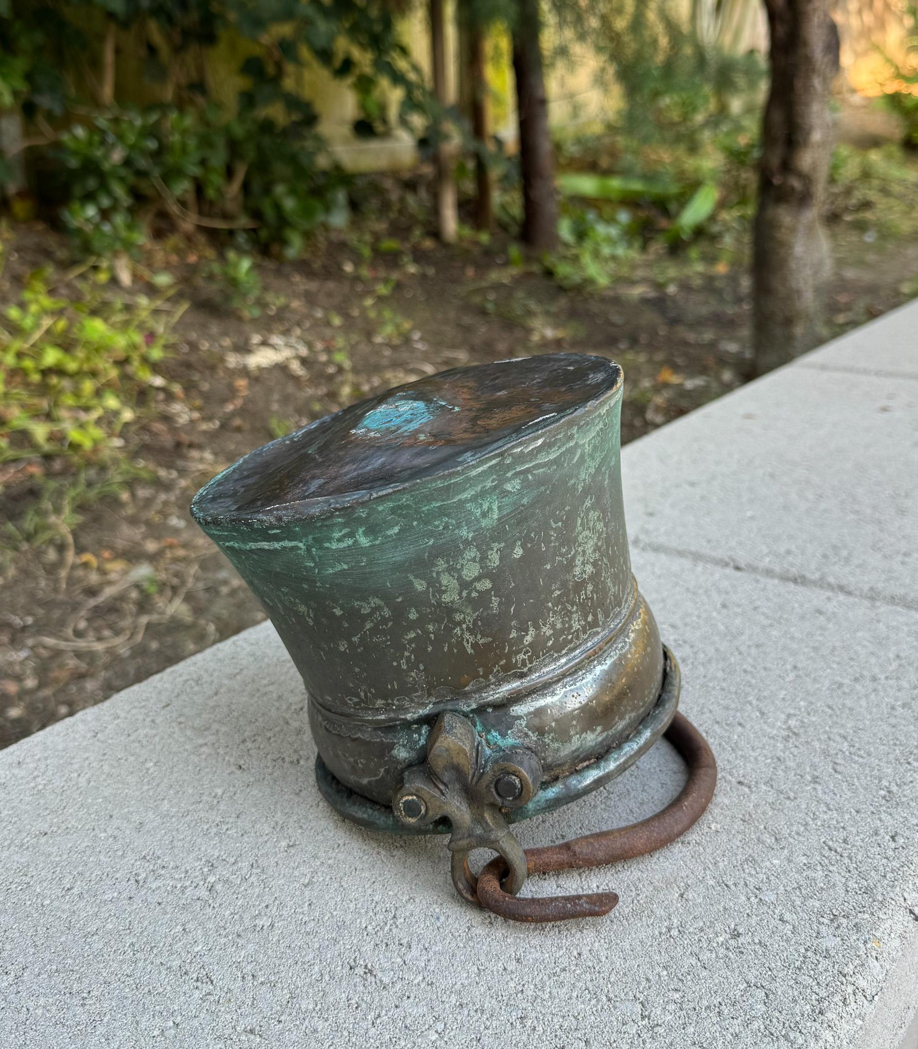 Antique Hammered Copper Cauldron,  Early 20th Century 10
